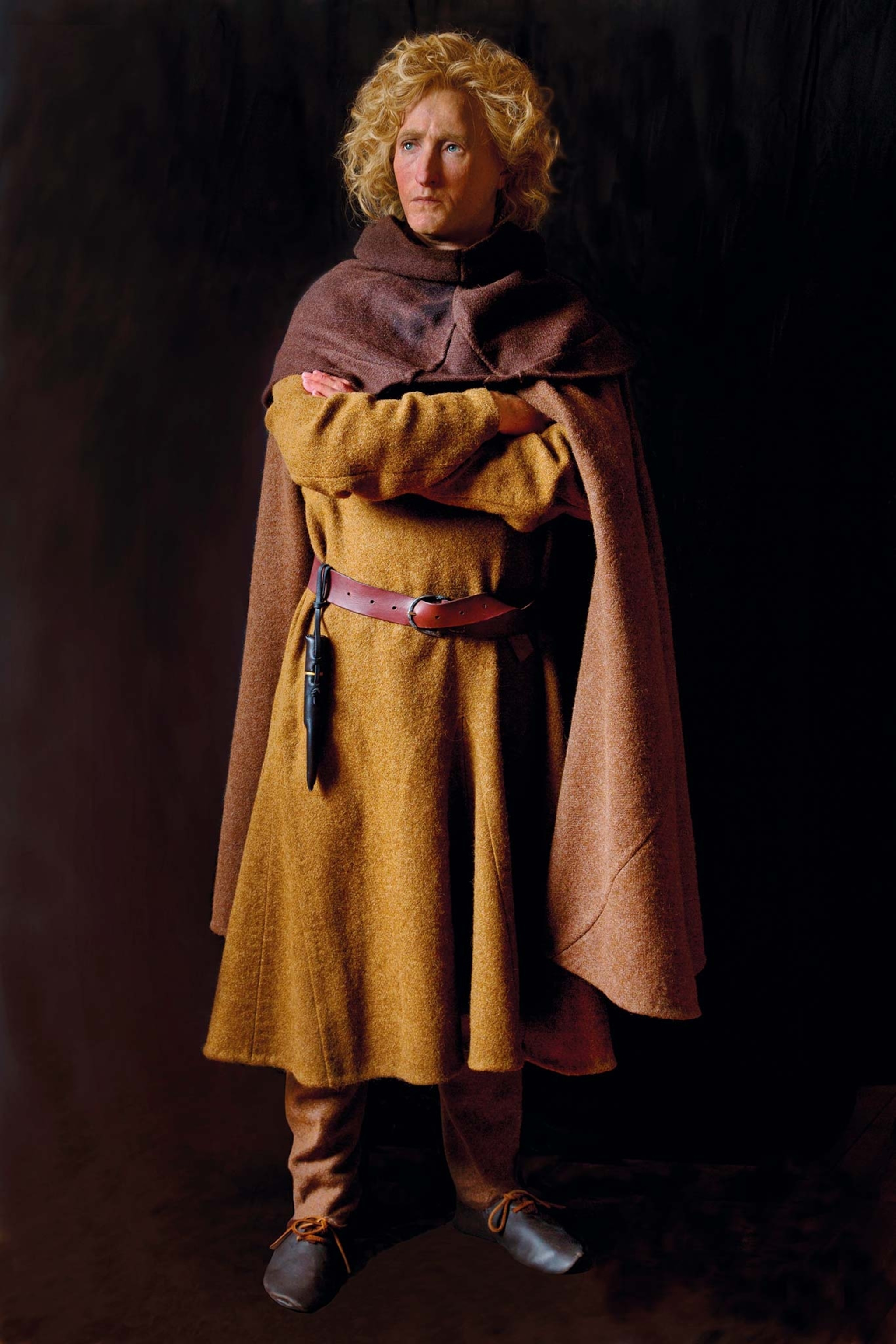 Oscar Nilsson’s recreation of Bocksten Man relied on the mortal remains as well as the garments found with the body.