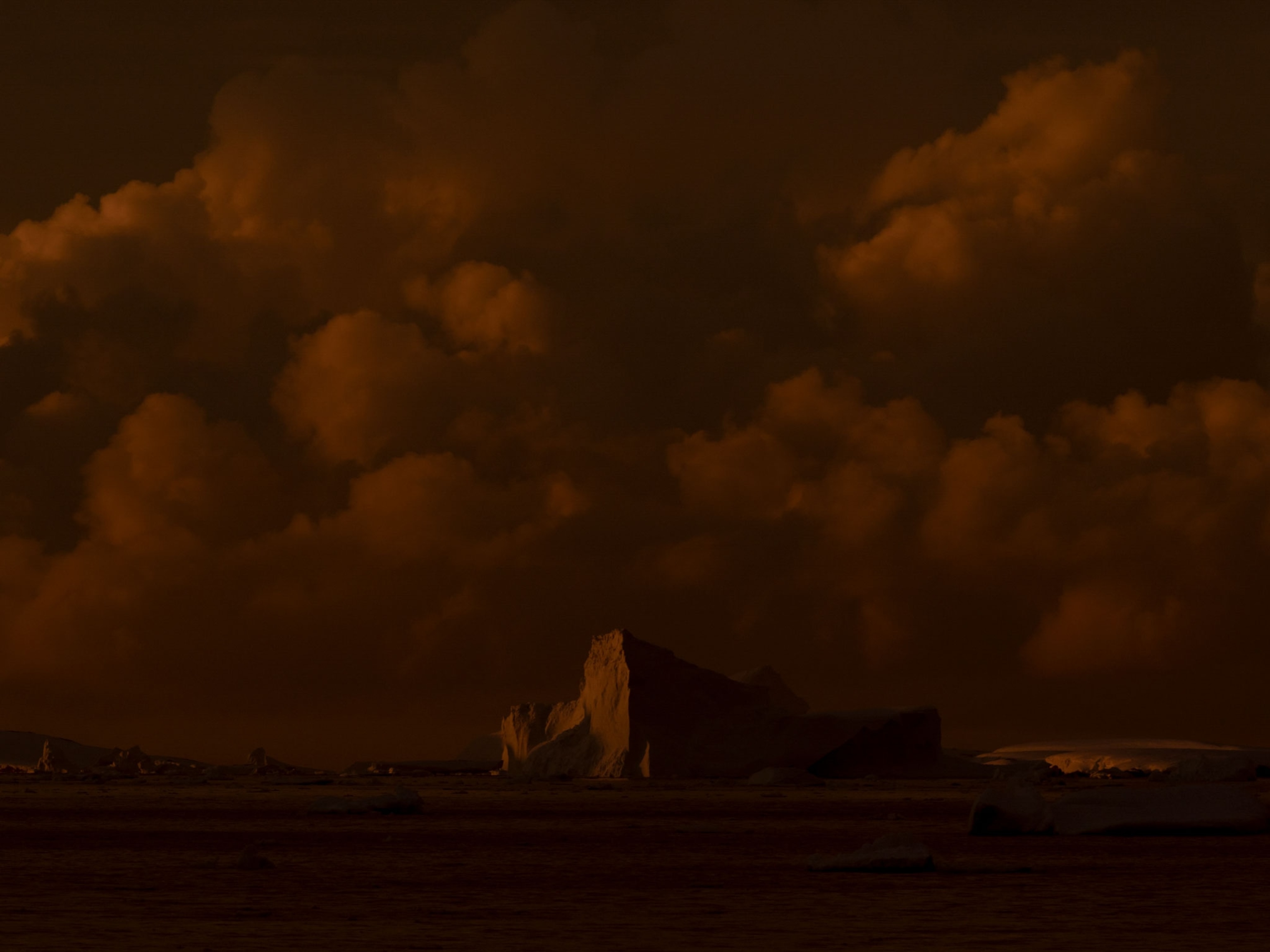 a glacier in Antarctica