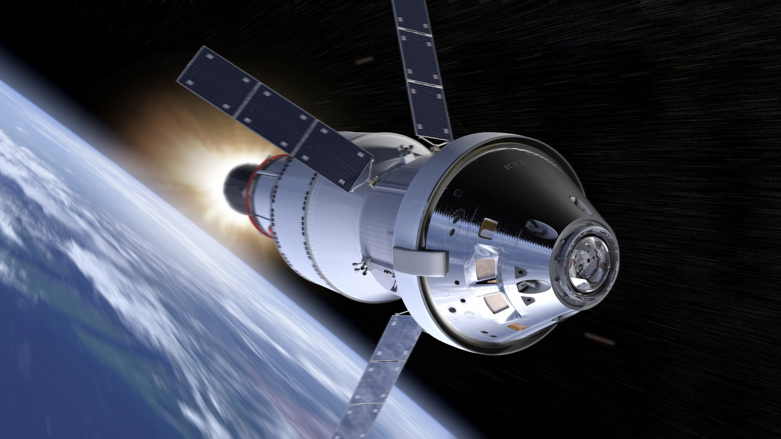 Orion capsule.
