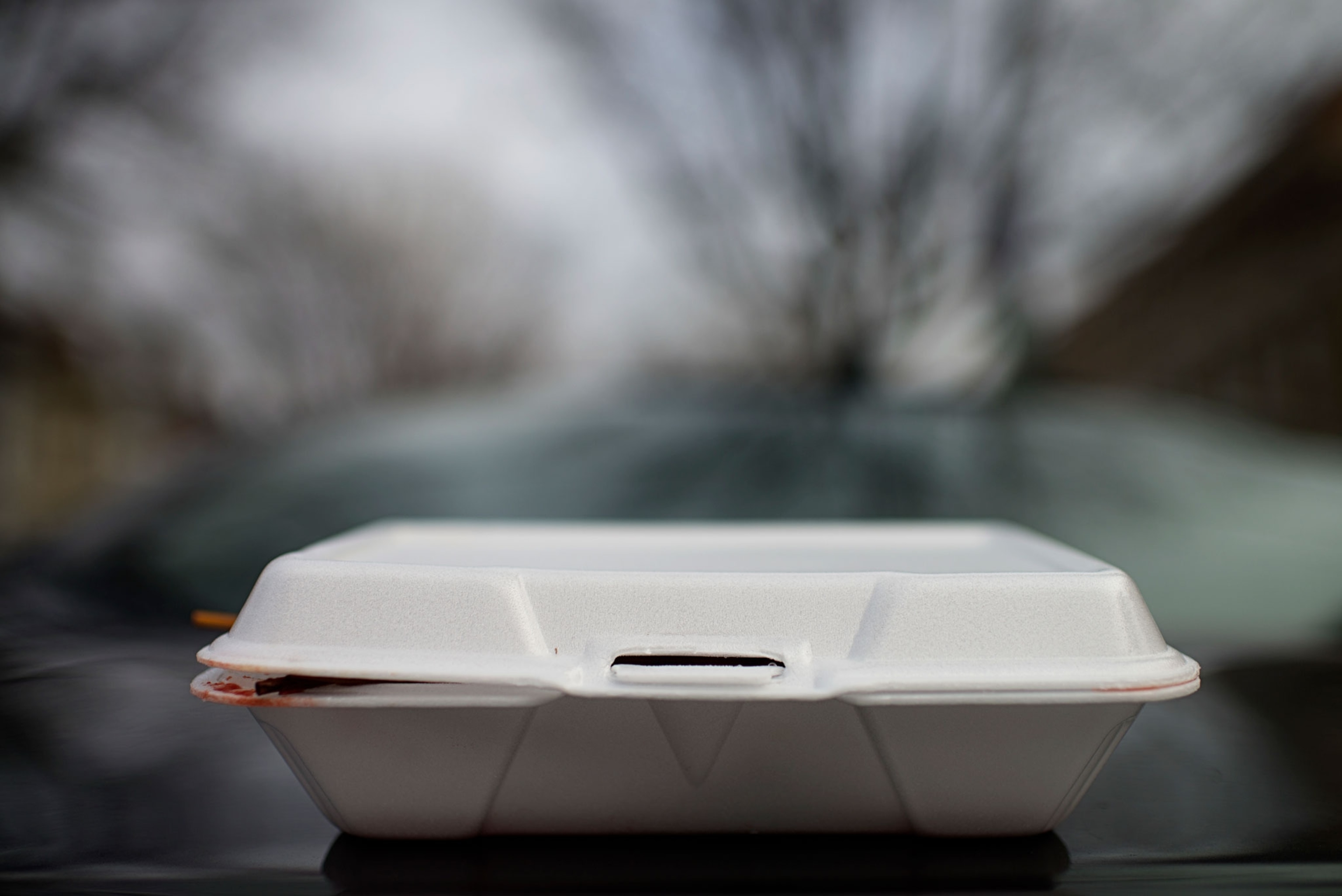 styrofoam container