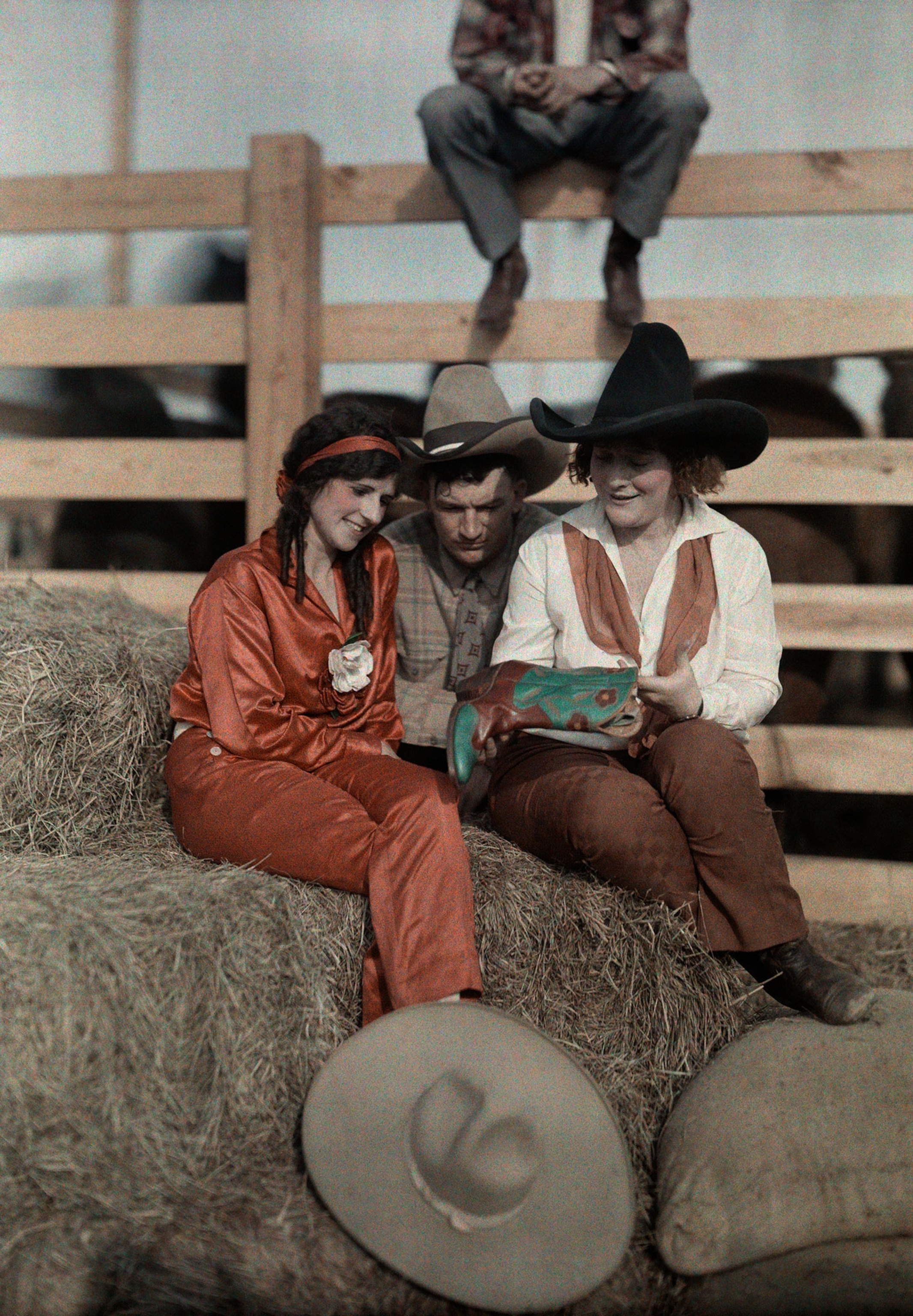 people at a rodeo