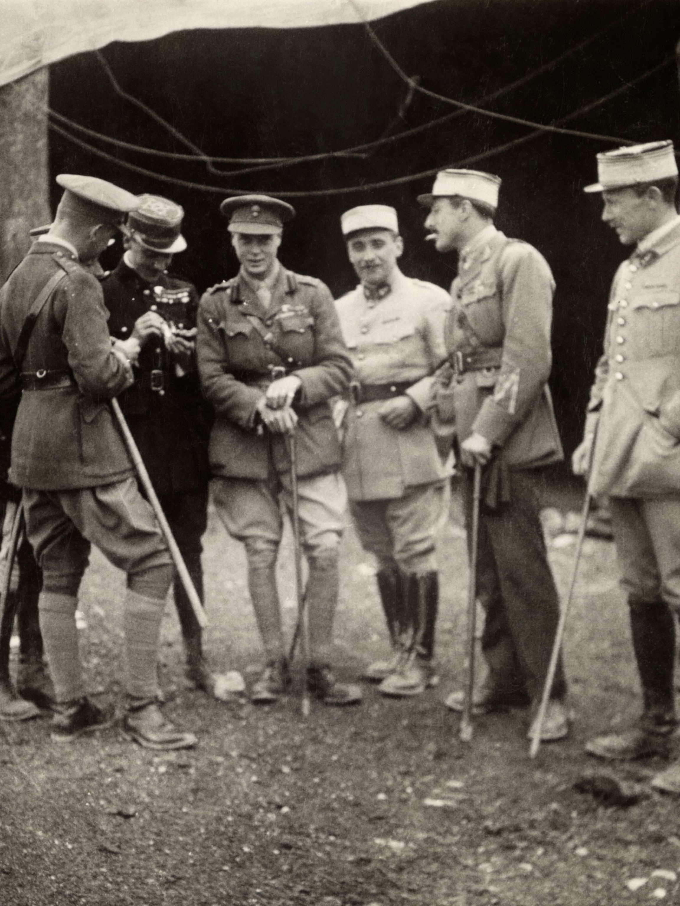 the Prince of Wales during World War I.