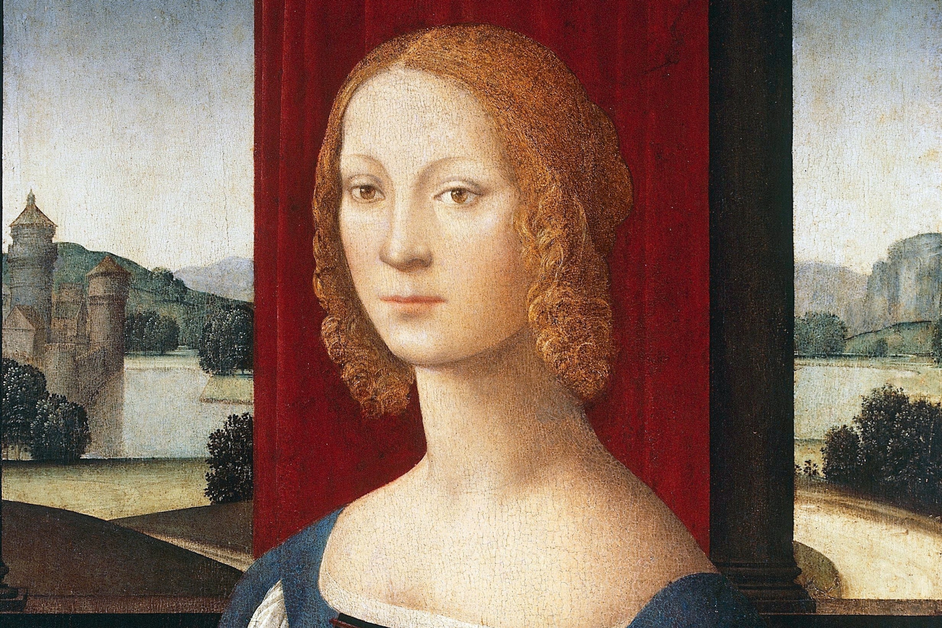 a painting of Caterina Sforza