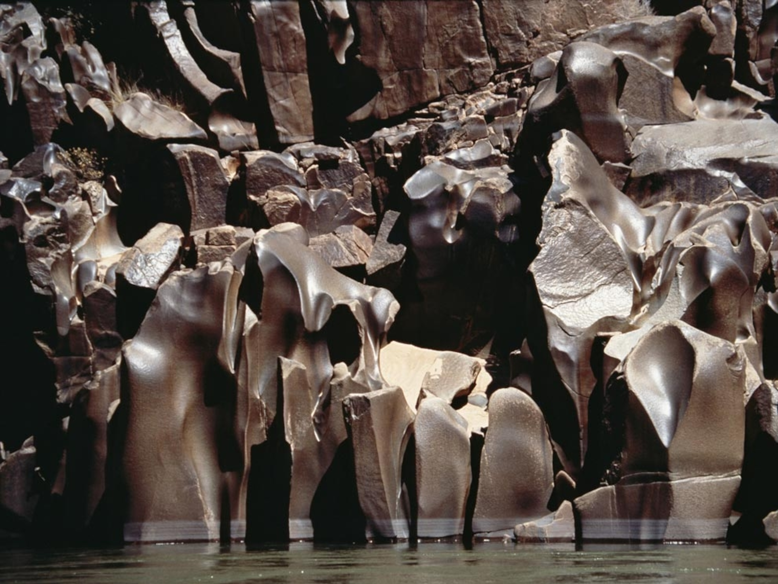 Schist rock formations