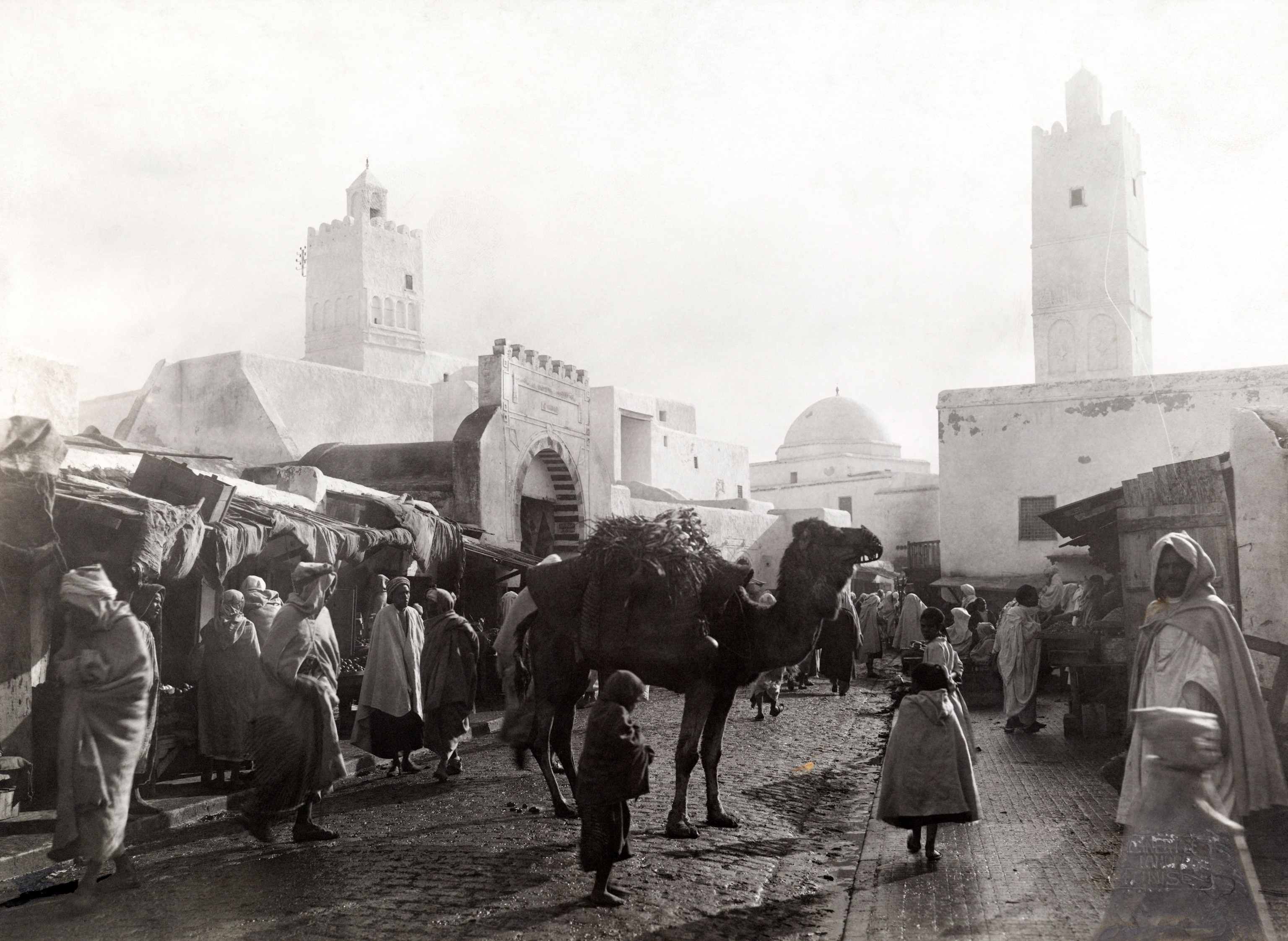 an open market in Cairo, Egypt