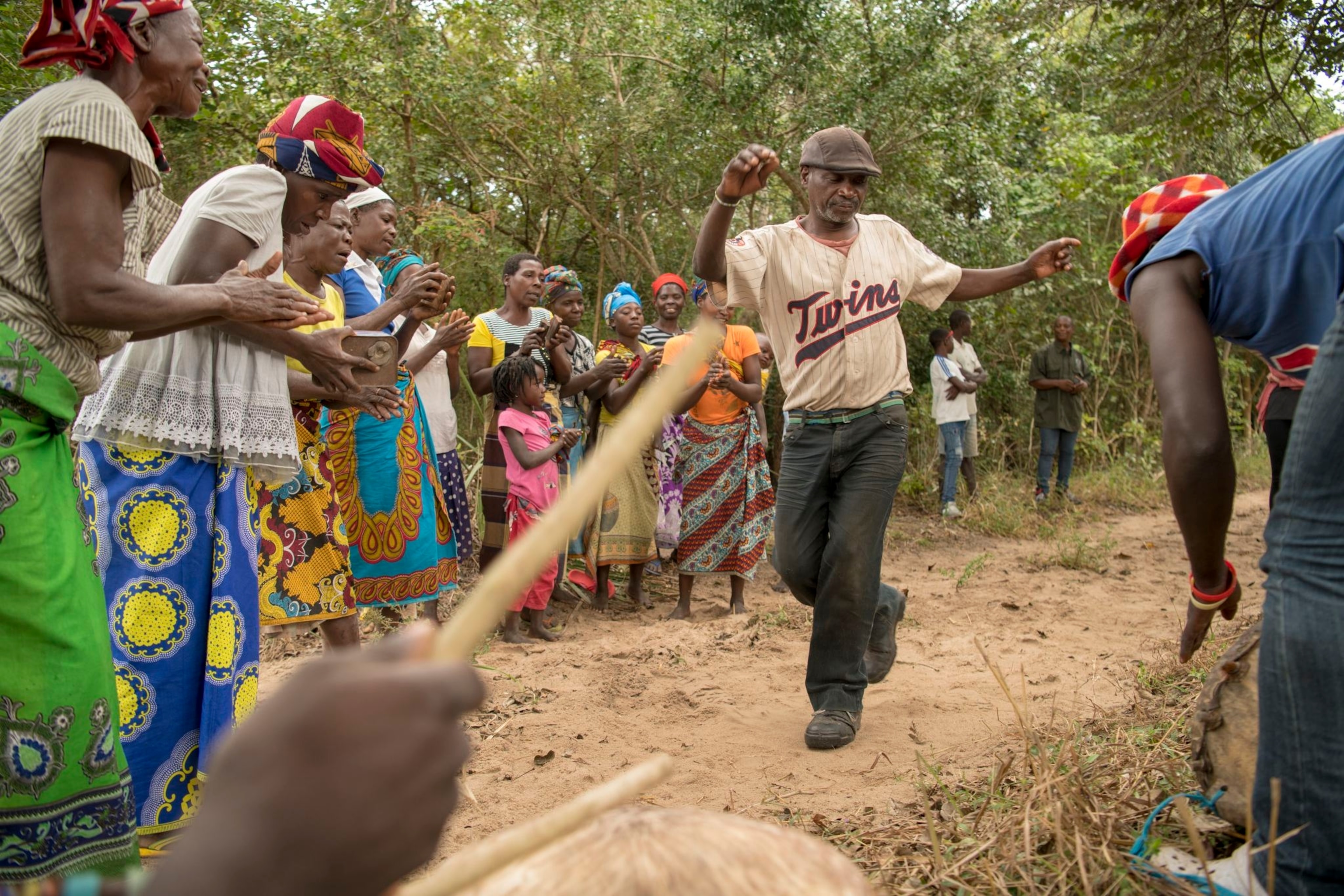 a ceremony to communicate with the "spirit lion" ancestors