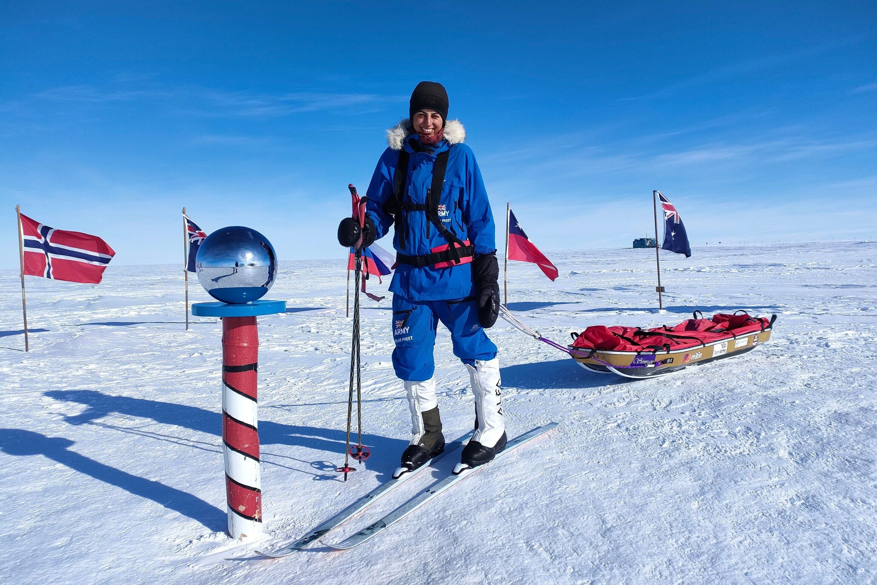 Preet Chandi spent two and a half years training for her expedition to the South Pole.