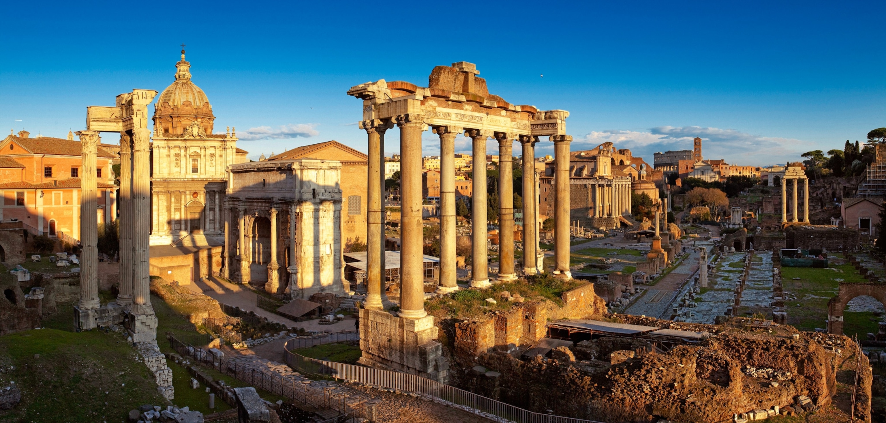 the Temple of Saturn, which housed the Roman treasury
