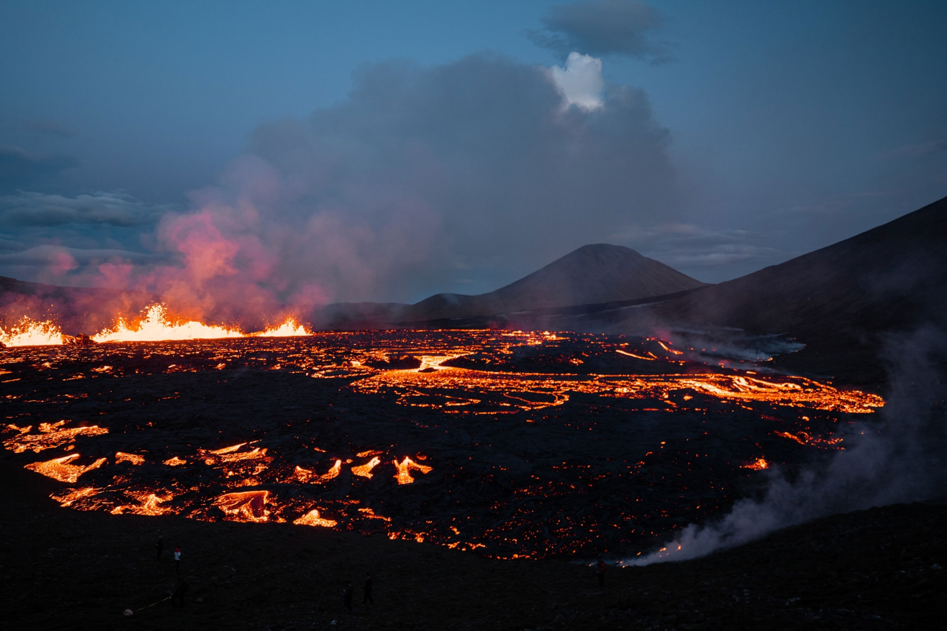 Volcanic eruption
