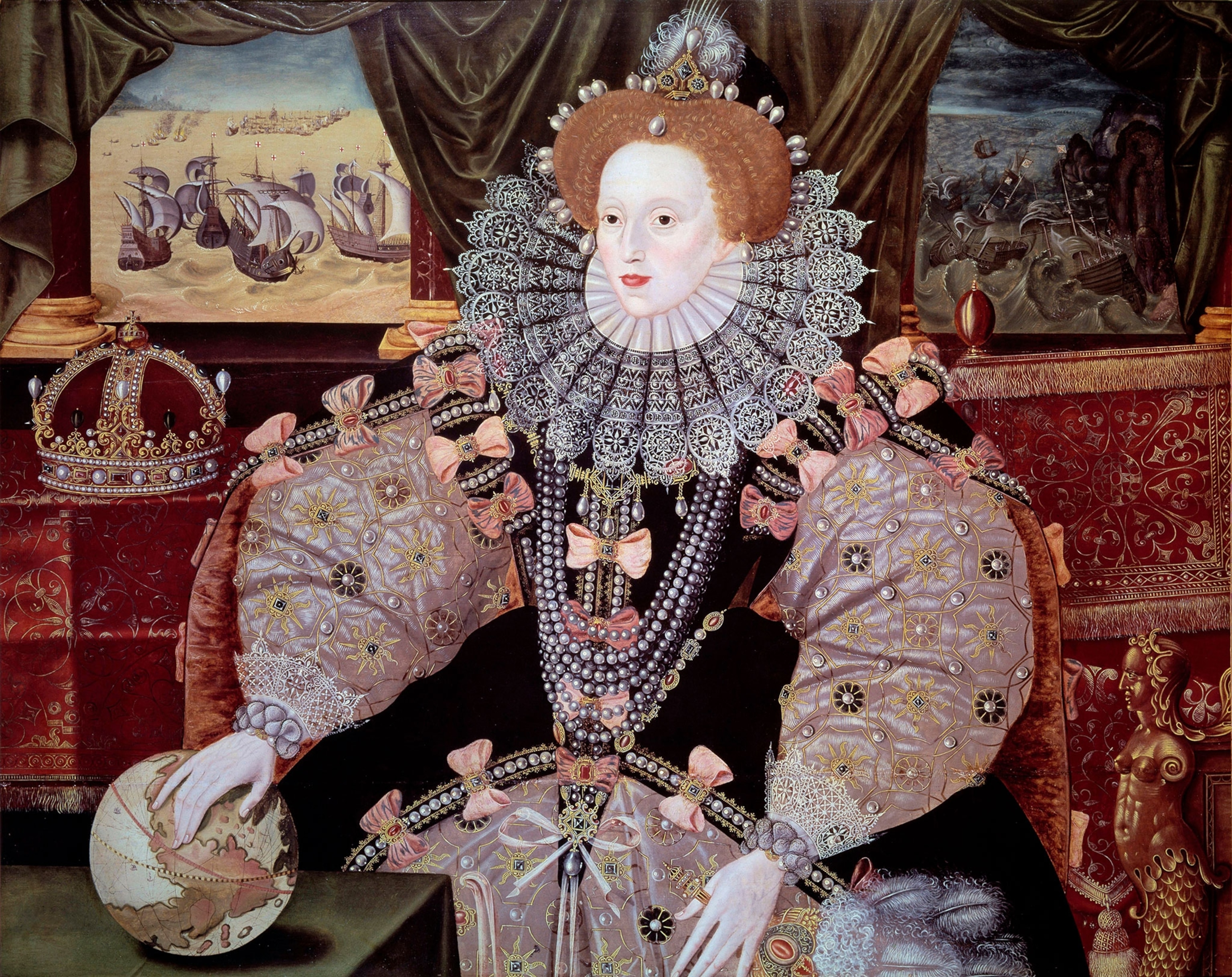 Queen Elizabeth I and her armada