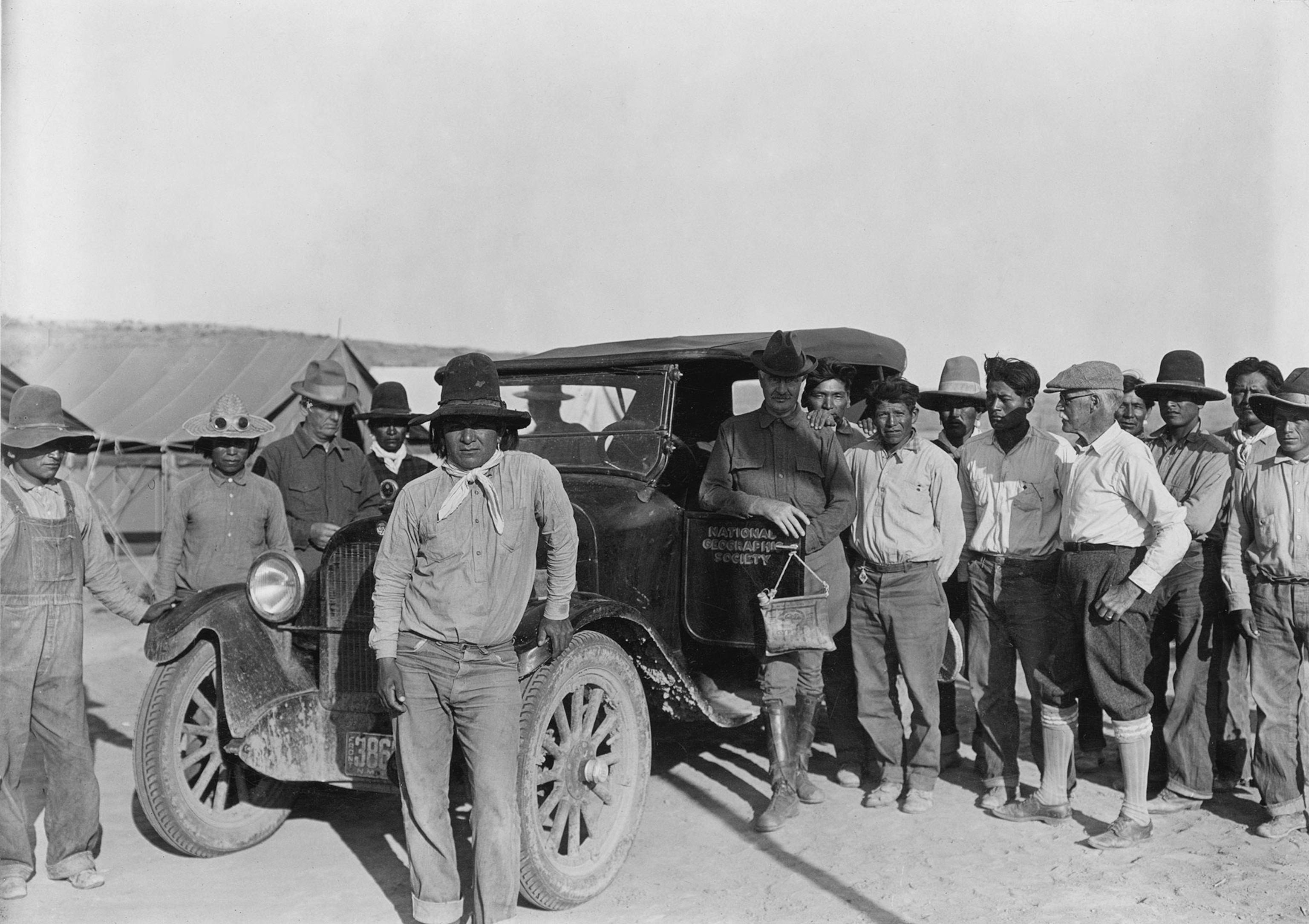 Pueblo Bonito Camp, just prior to departure following agricultural symposium. New Mexico.