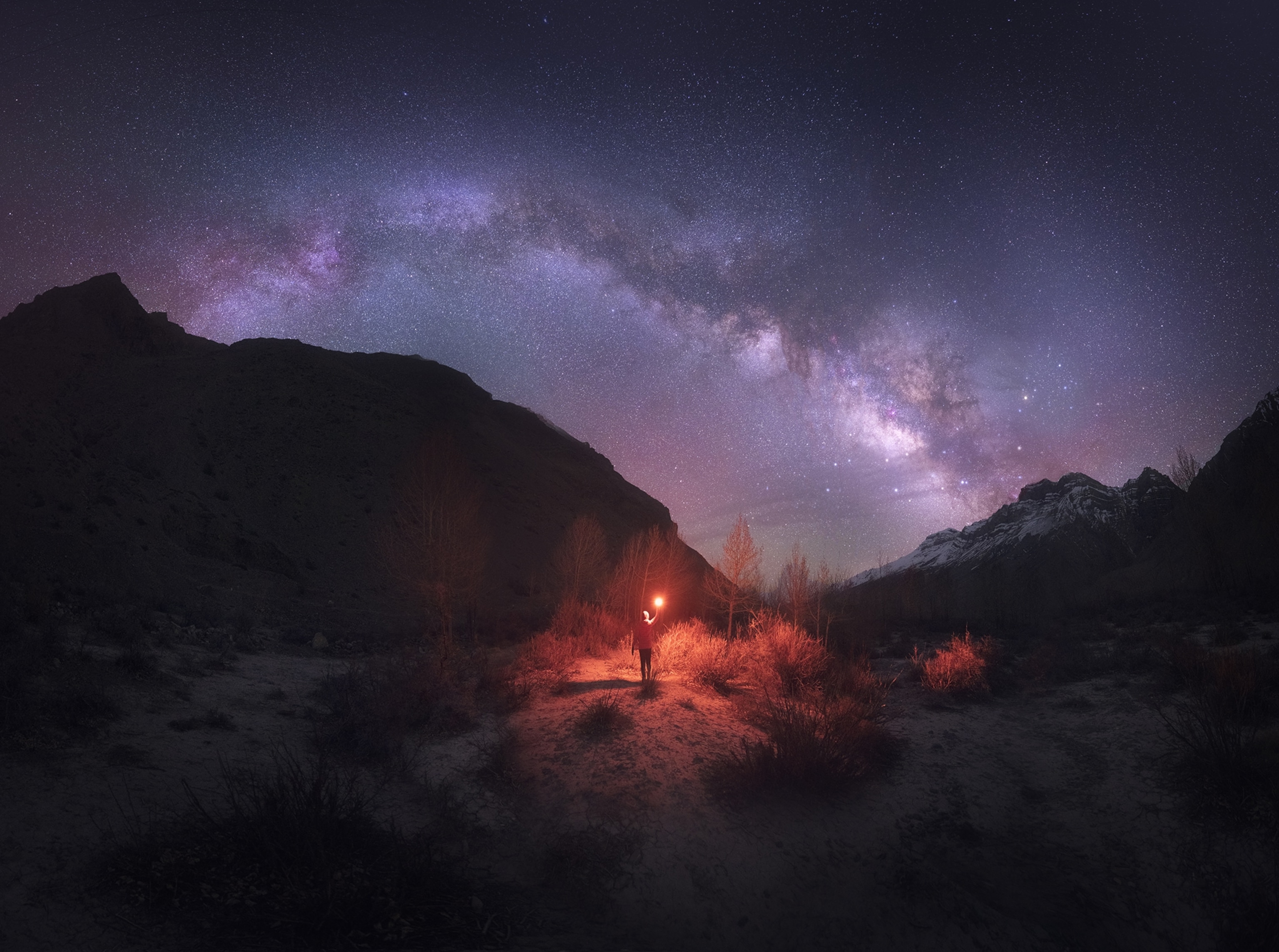 Panorama of the Spiti Valley, India.