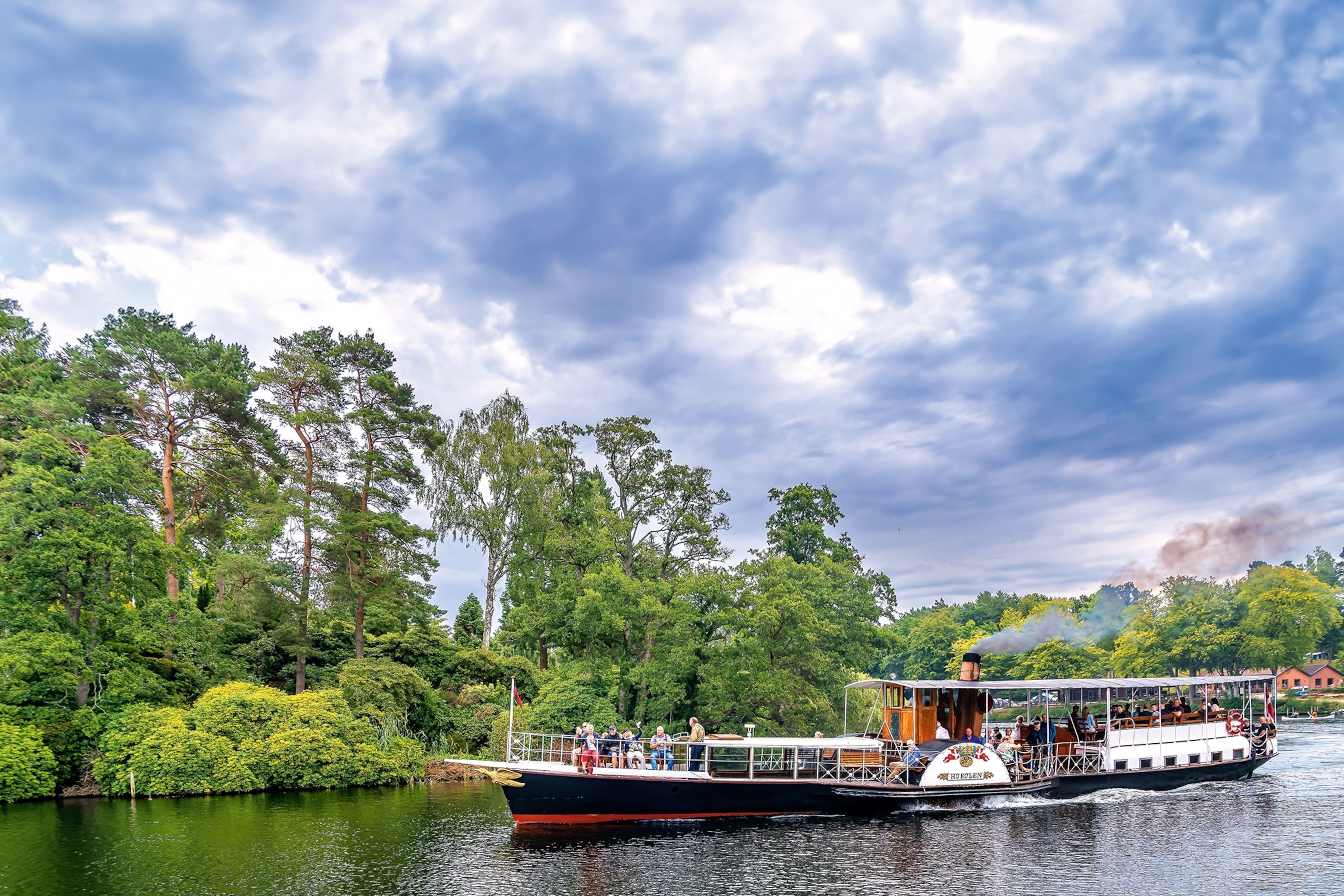 Steamboat on a river