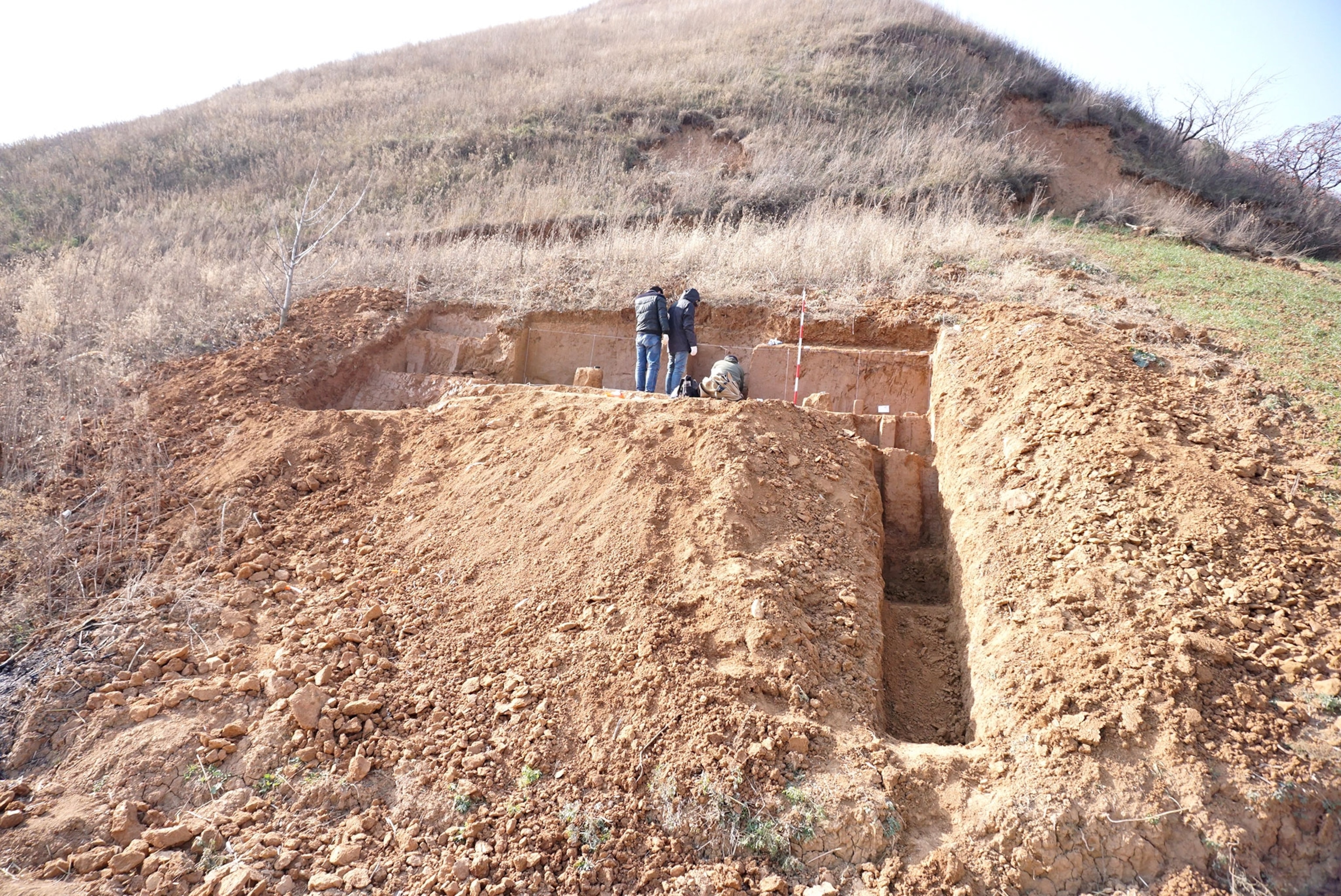 archeological dig in China