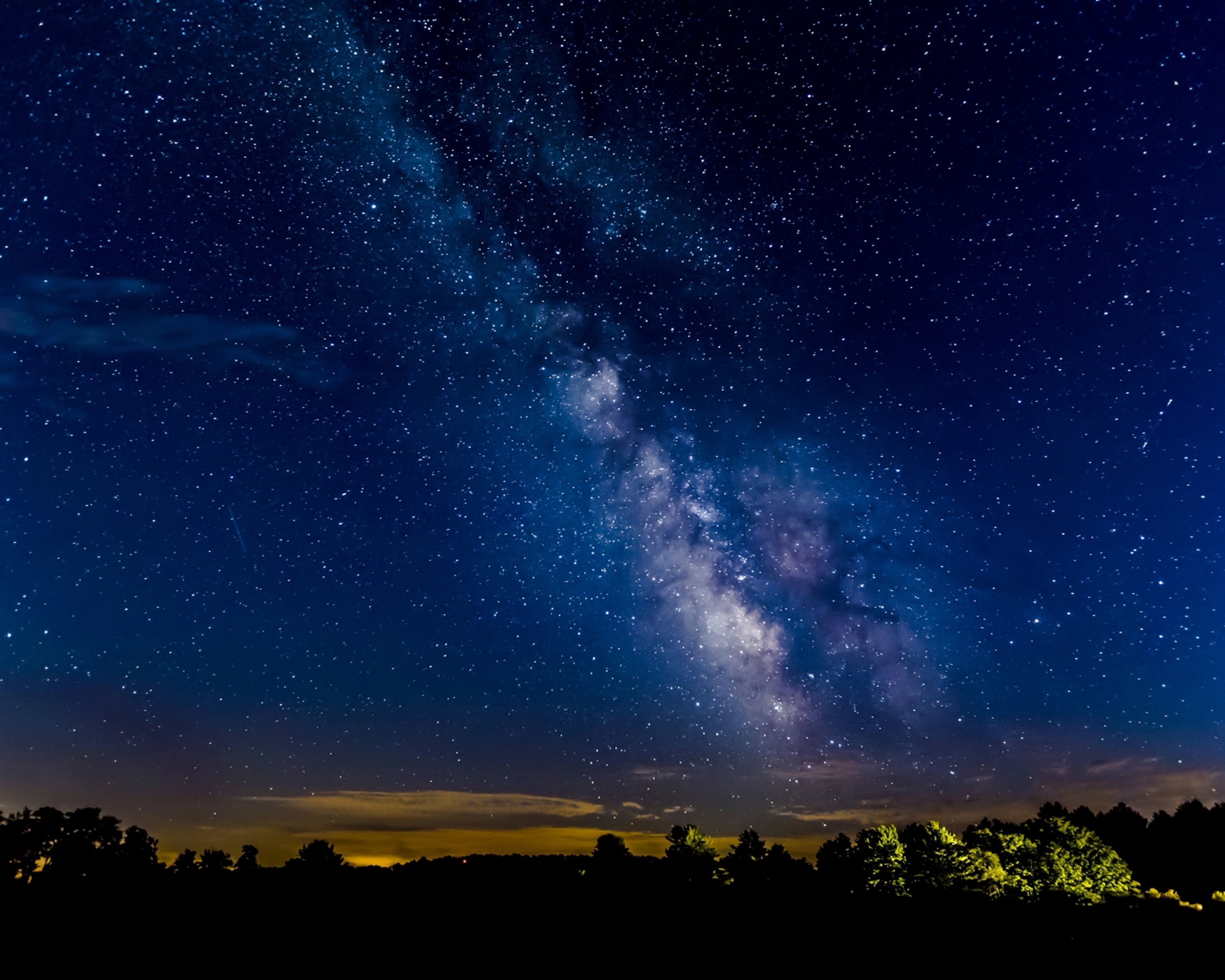 night sky in Cherry Springs Park Pennsylvania