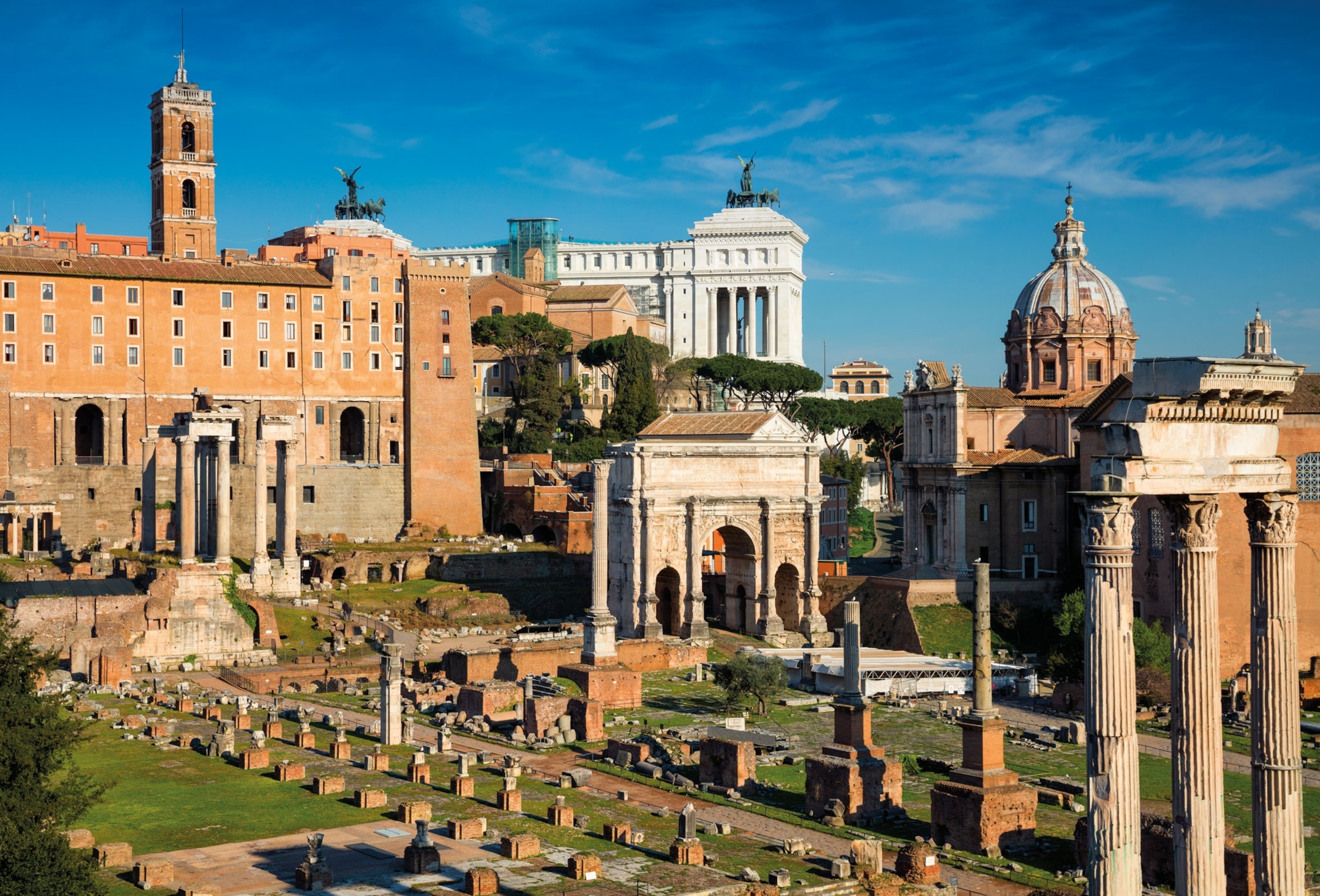 the Forum where Cicero addressed the people of Rom in 63 B.C.