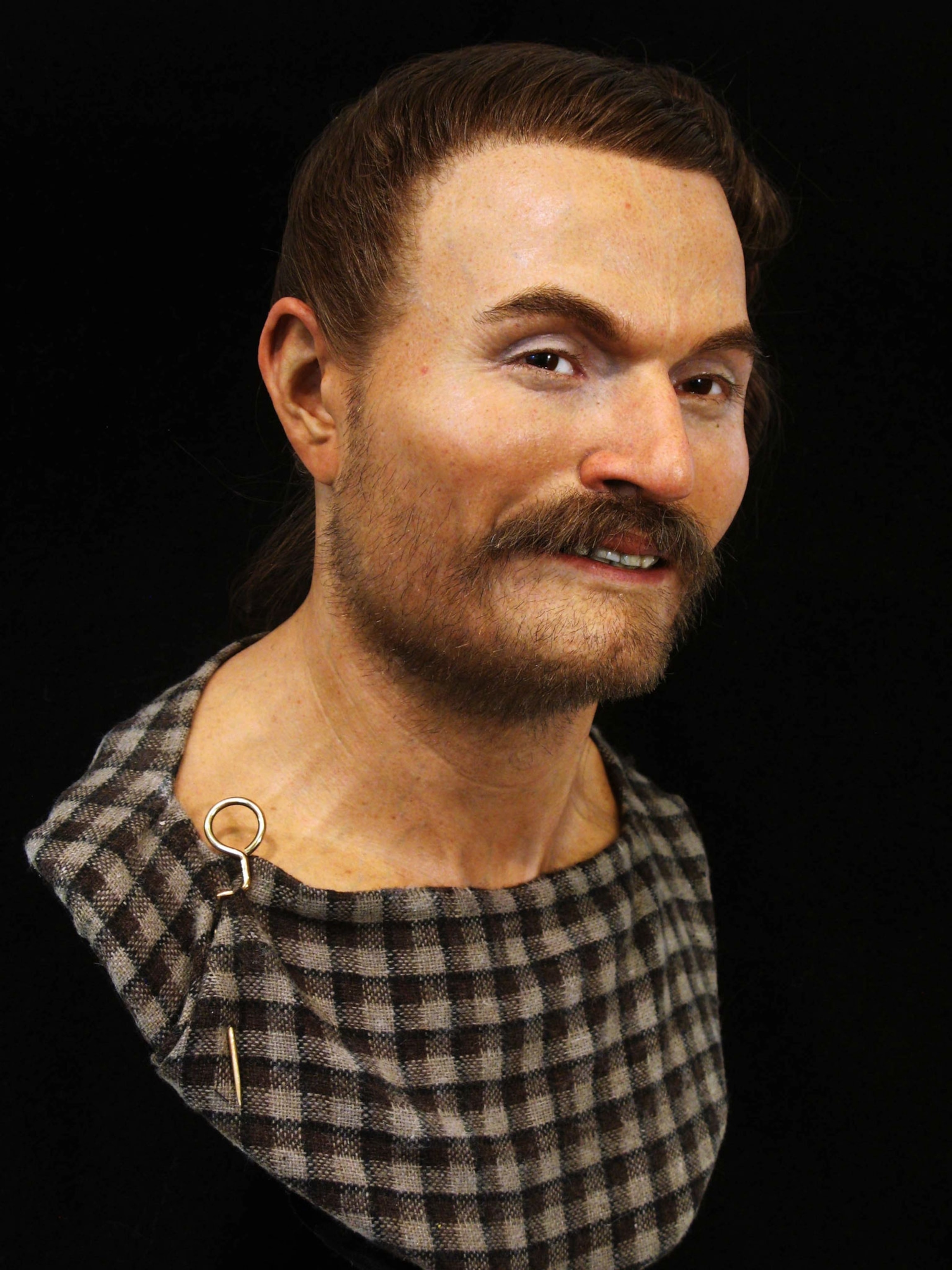 the facial construction of a man from Sussex England
