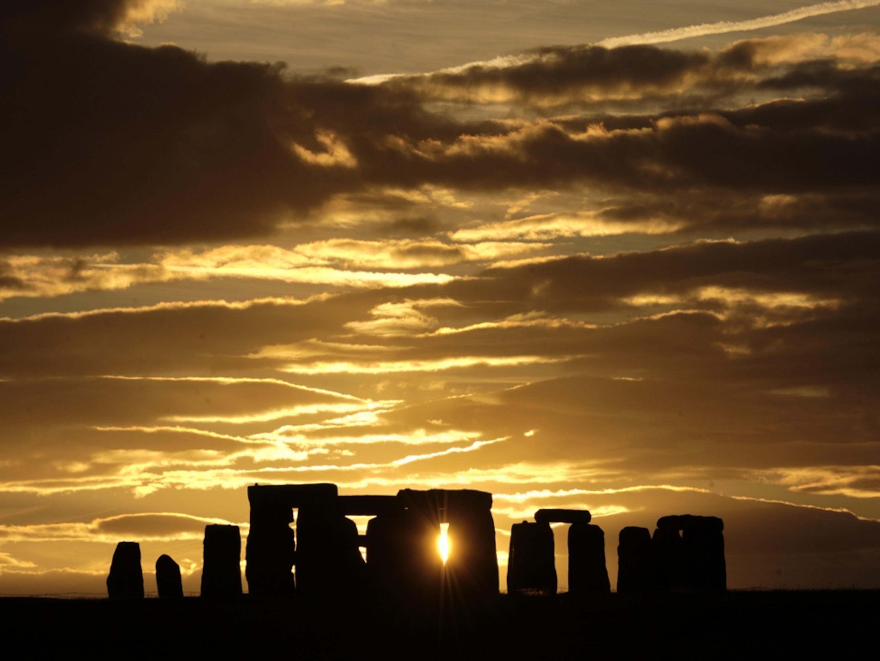 Stonehenge at sunset