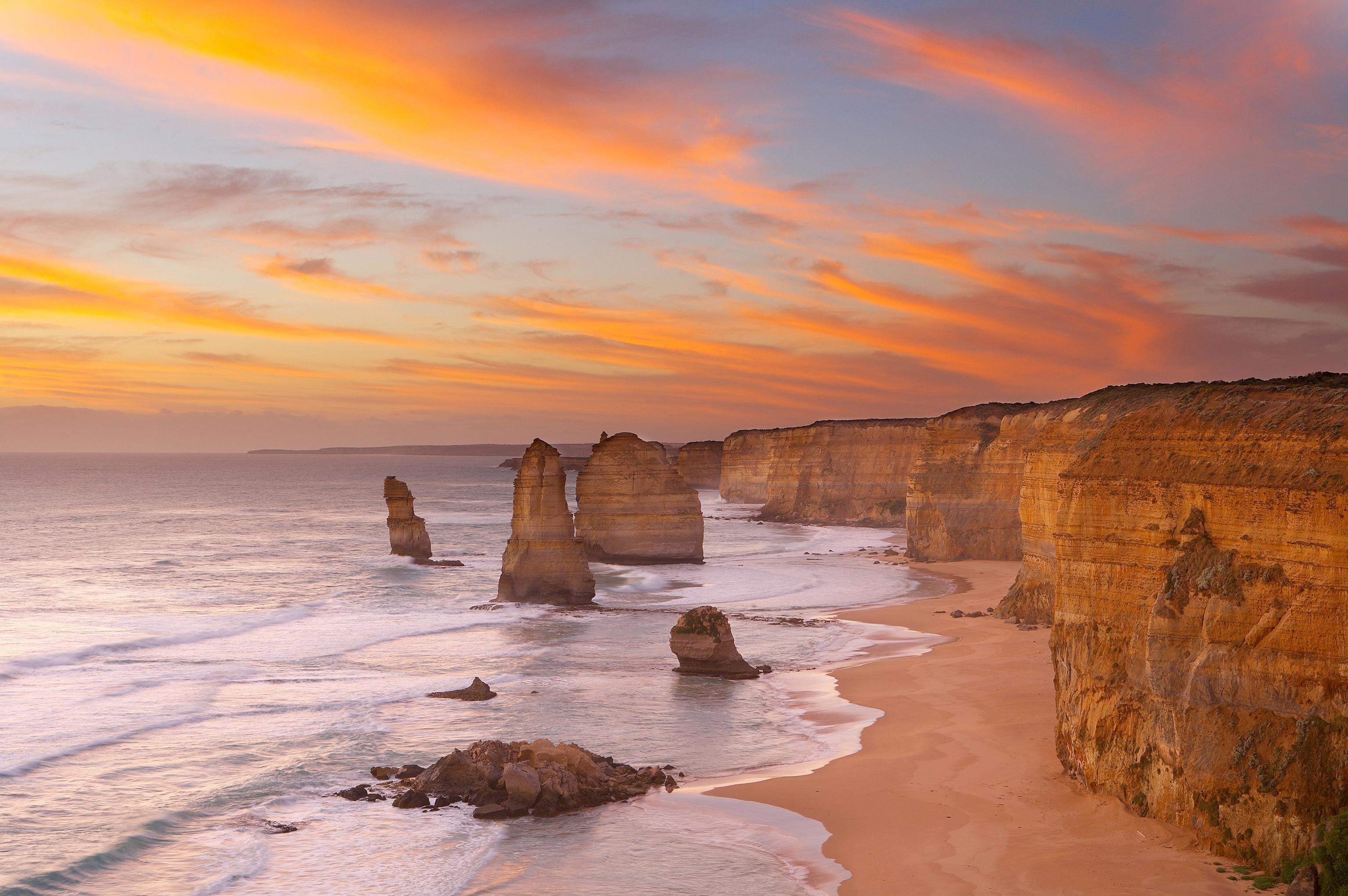 the Twelve Apostles in Port Campbell National Park, Victoria, Australia