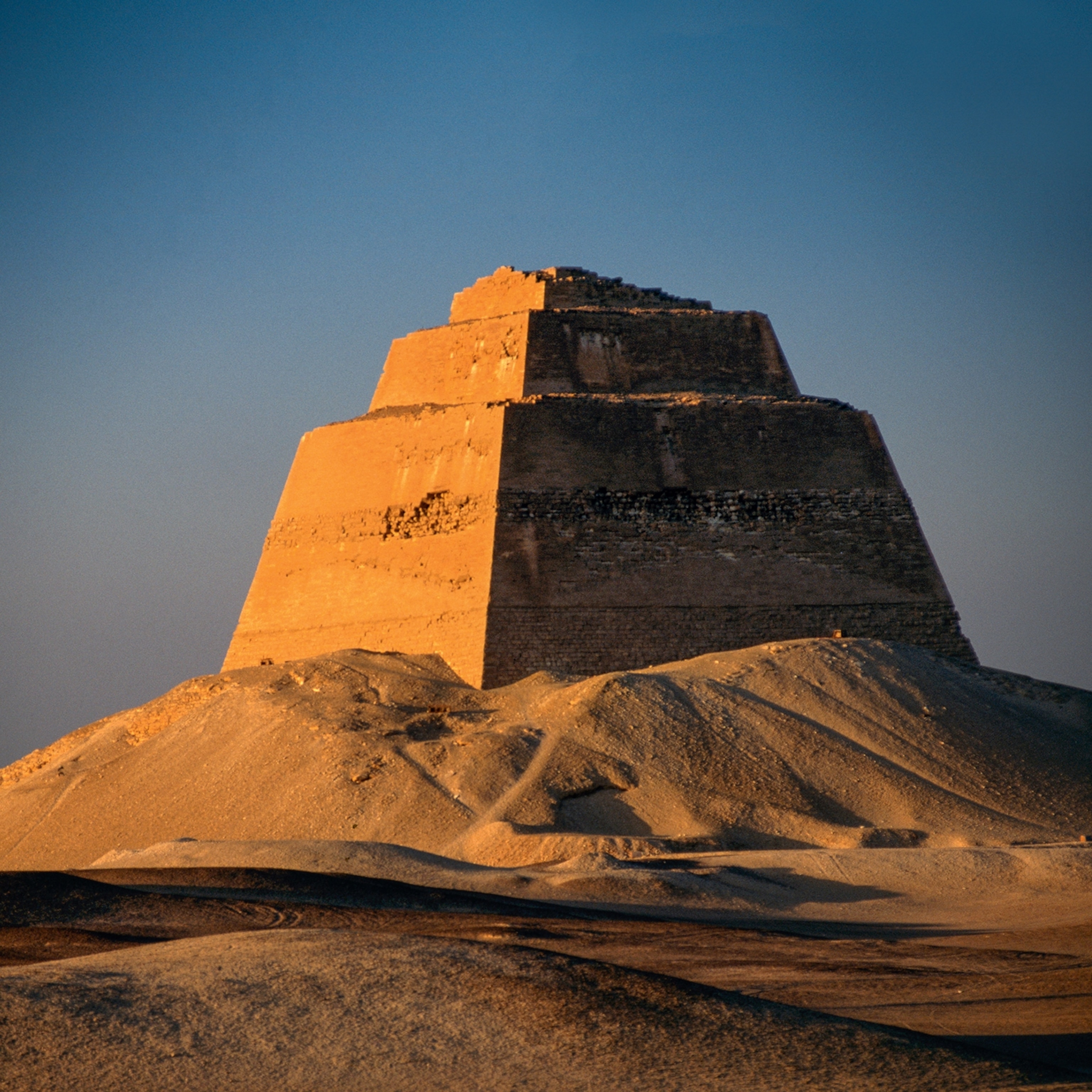 a pyramid at Medium built by Snefru