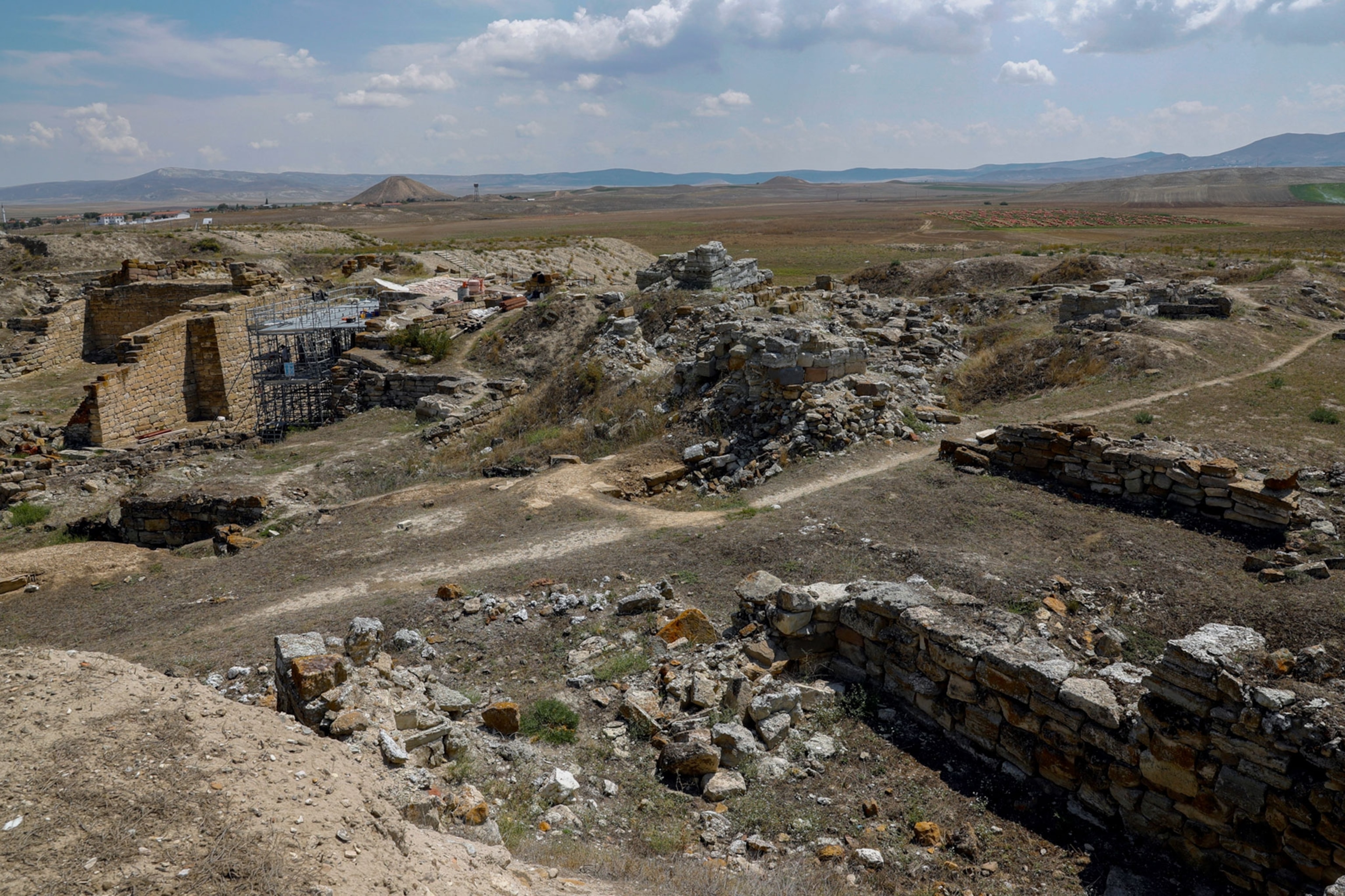 the ancient site of Gordion in Turkey