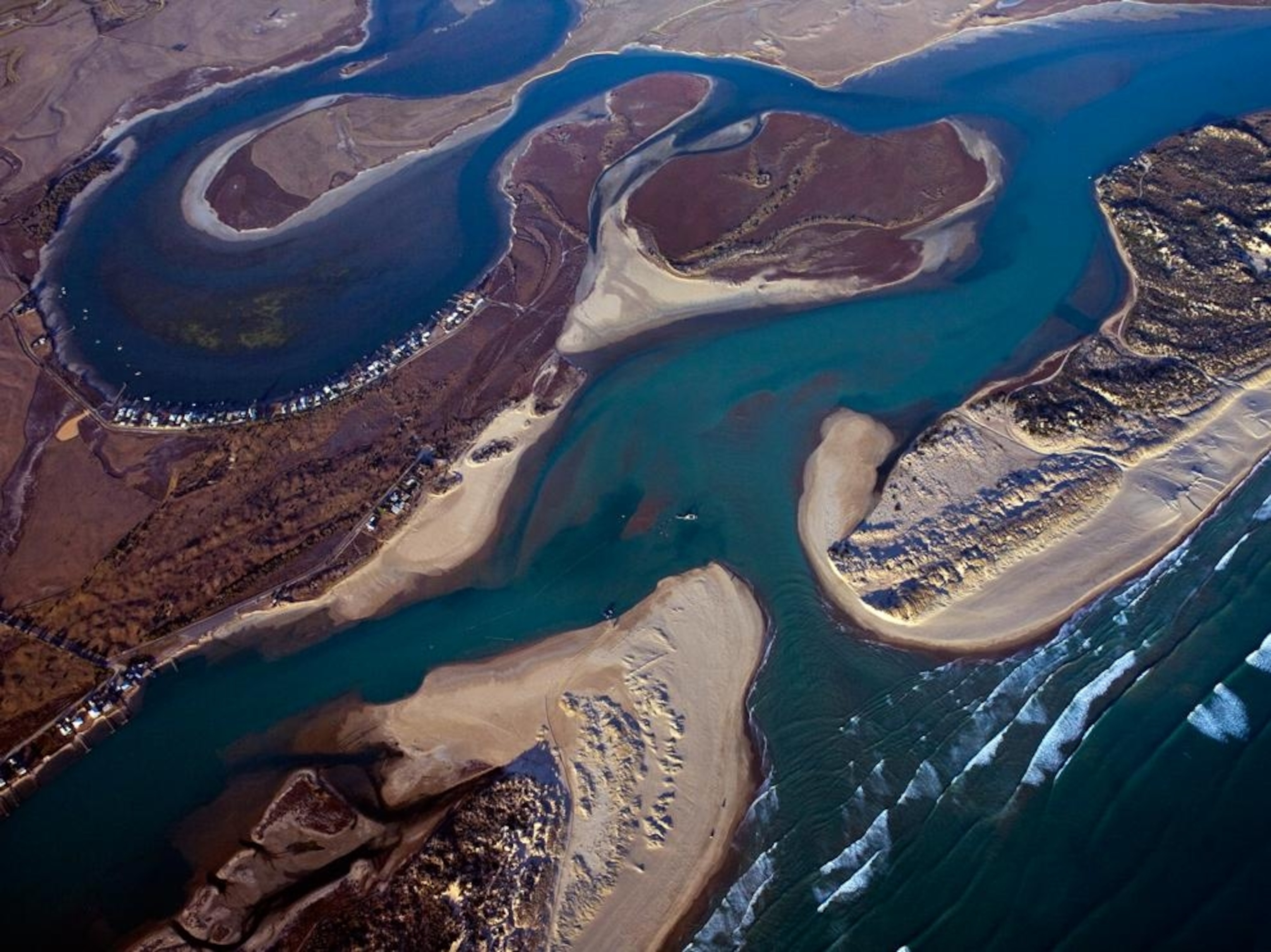 the mouth of the Murray River