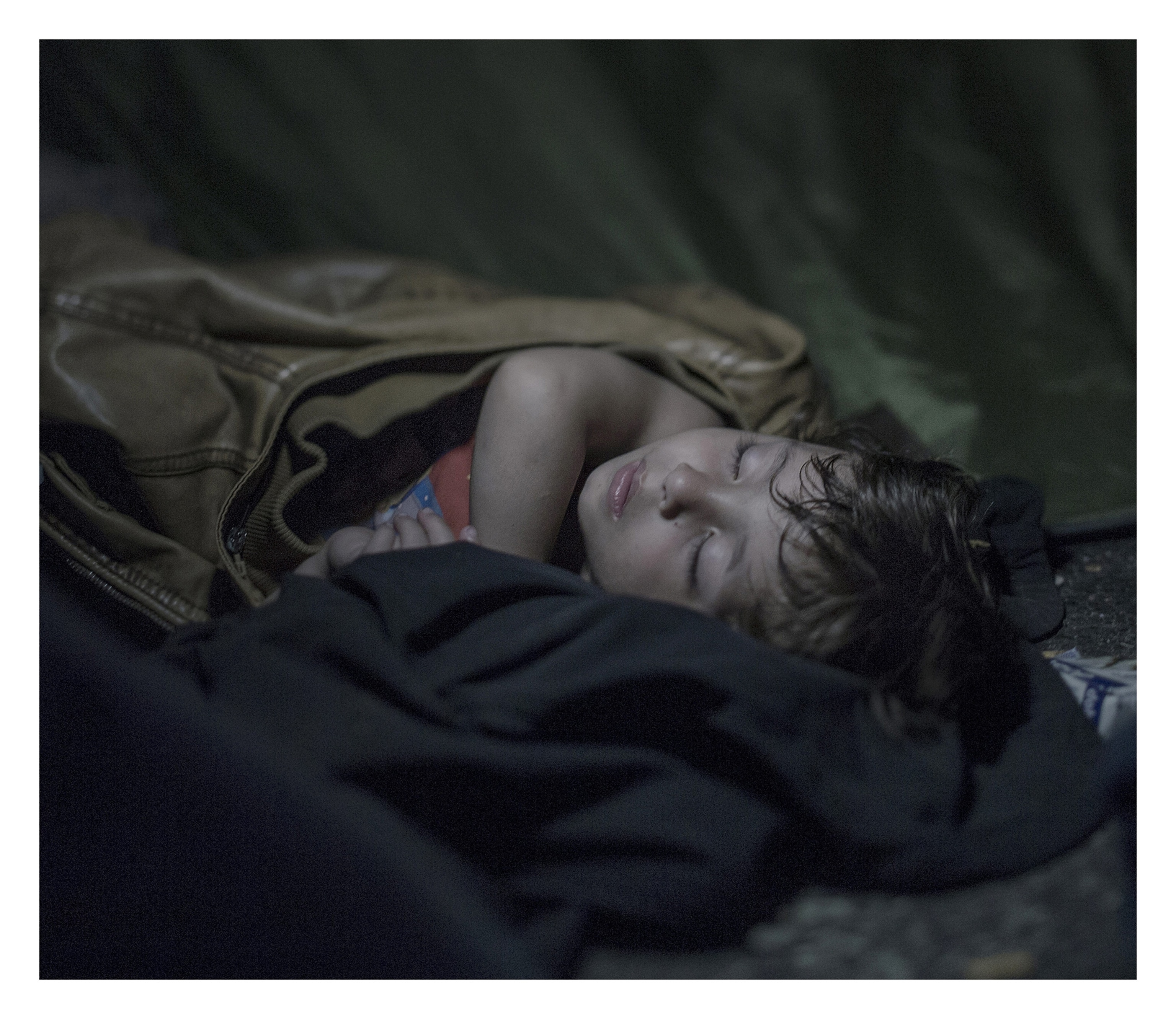 young child sleeping