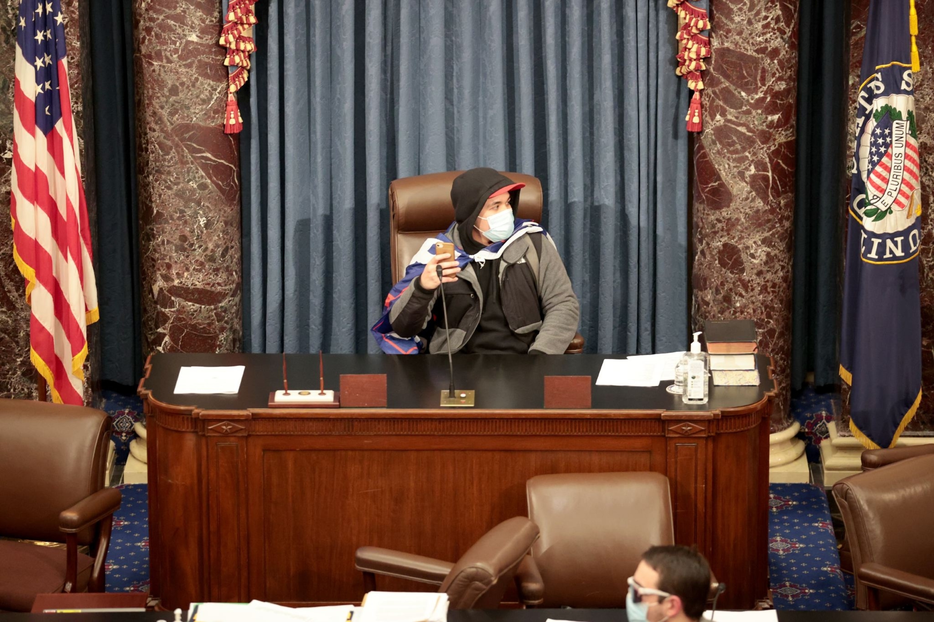 Political insurgency at the U.S Capitol in Washington D.C