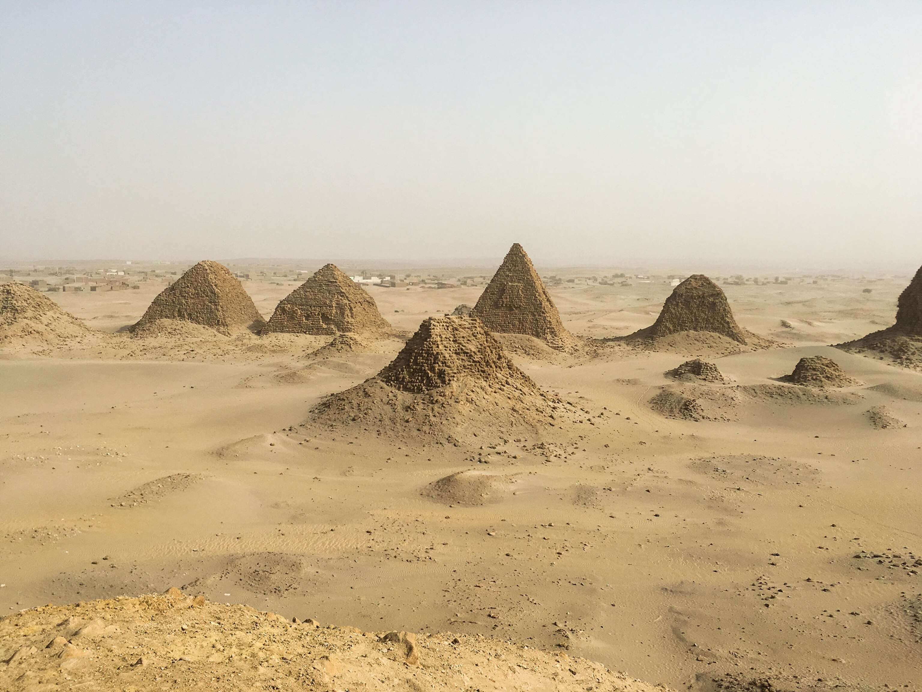 the Nuri Pyramids in Sudan