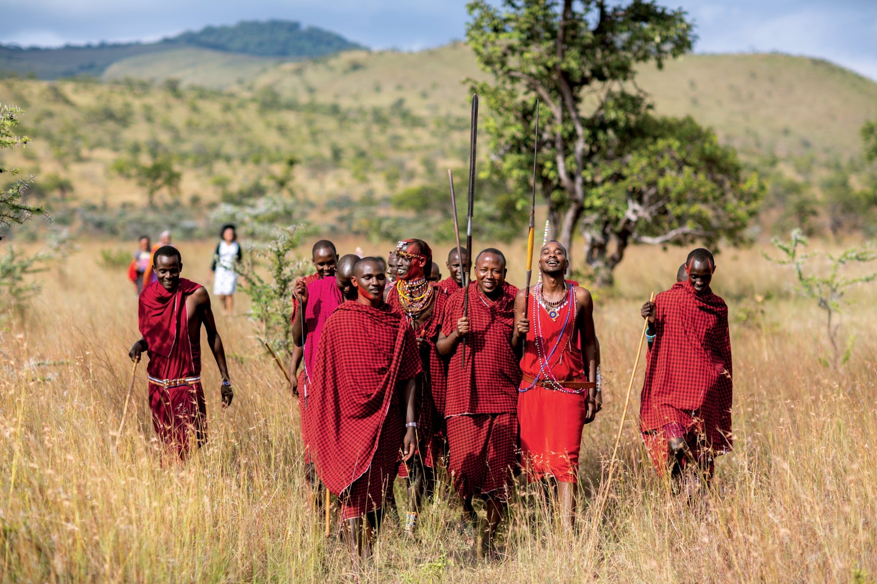 maasai in kenya, africa.