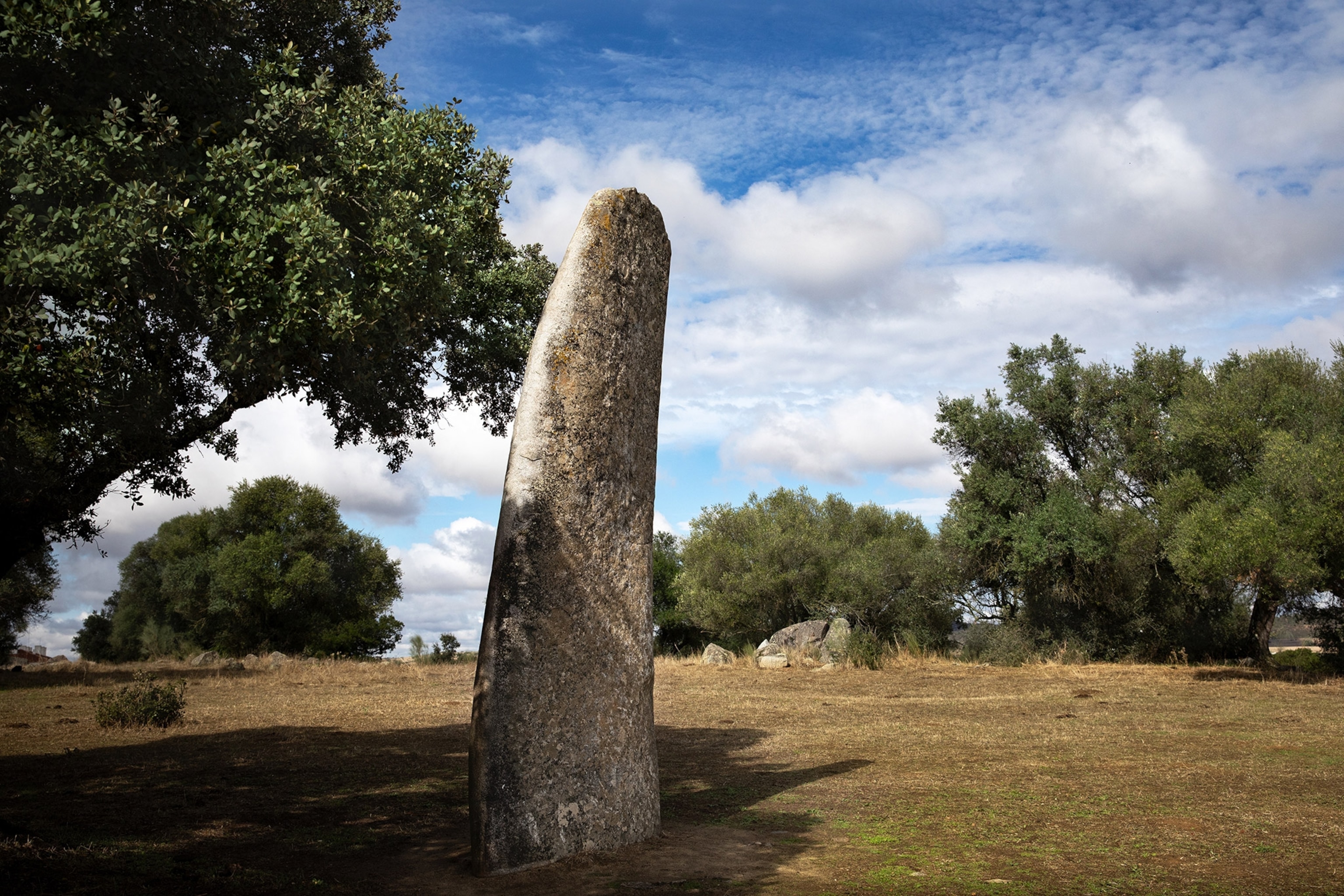 standing stone on the estate of São Lourenço do Barroca in portugal