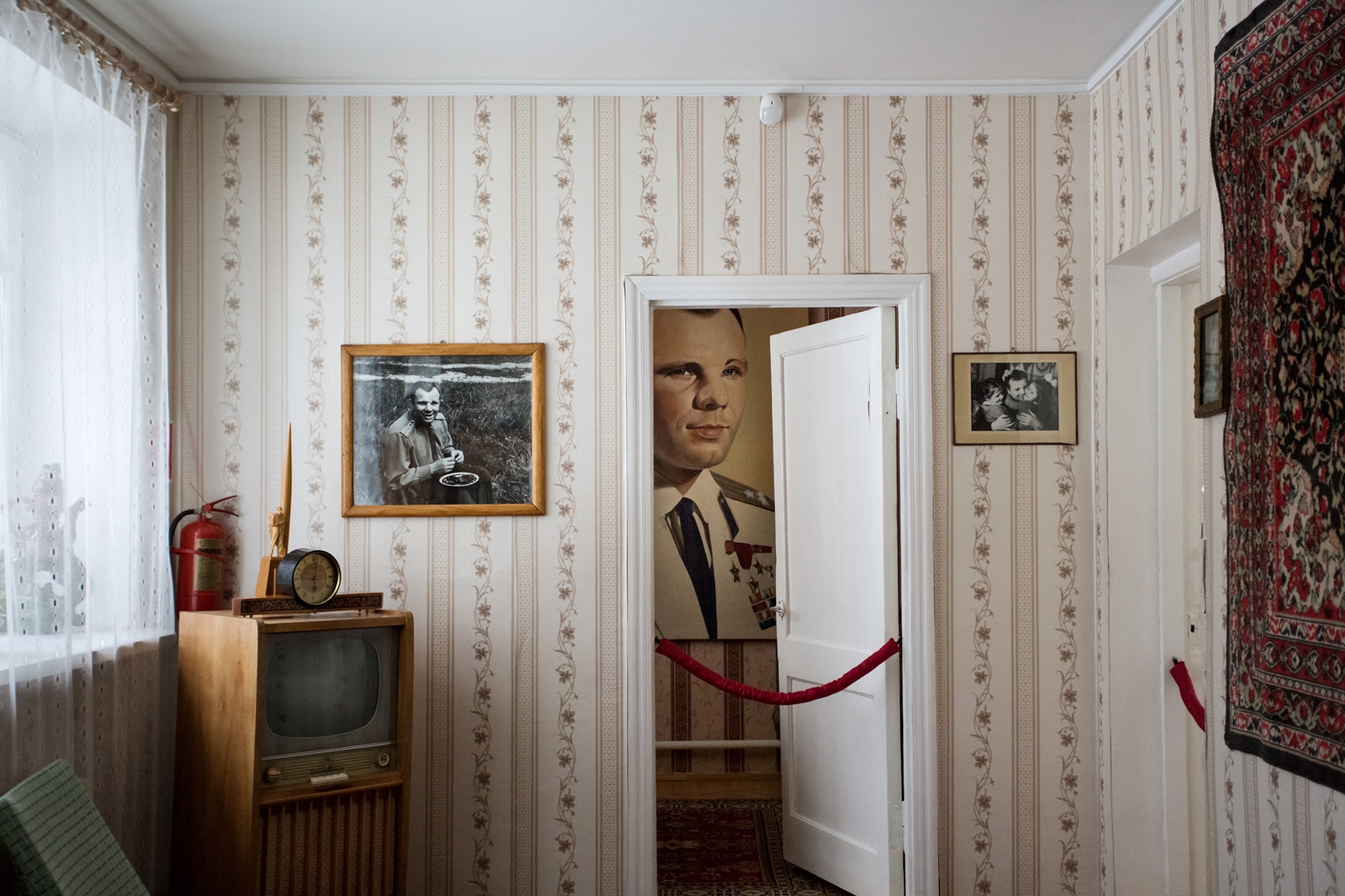 the interior of the Memorial House-Museum of his parents.
