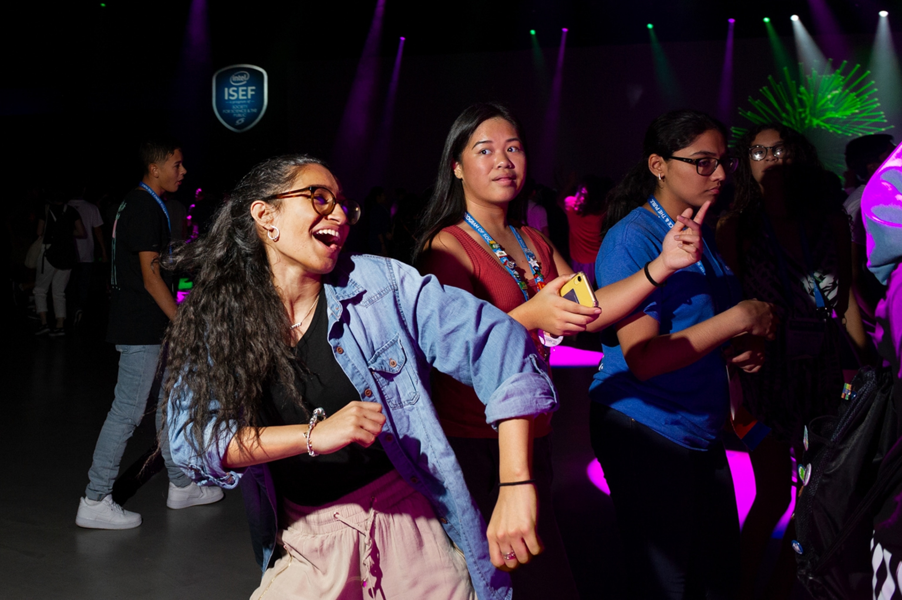 a young woman dancing