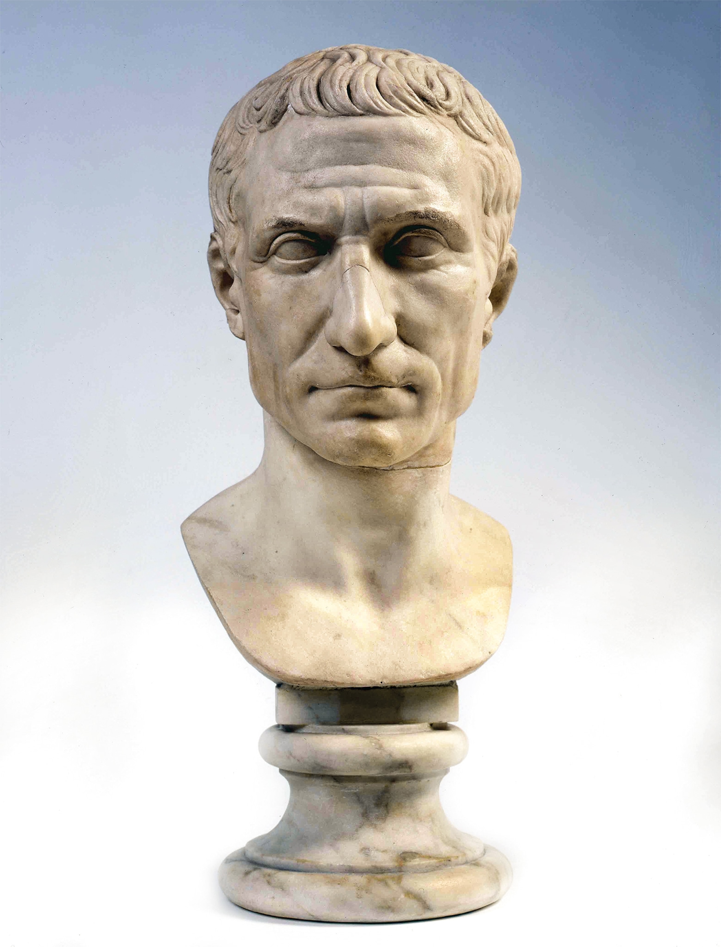 This likeness of Julius Caesar was fashioned after his death on the Ides of March, 44 B.C.