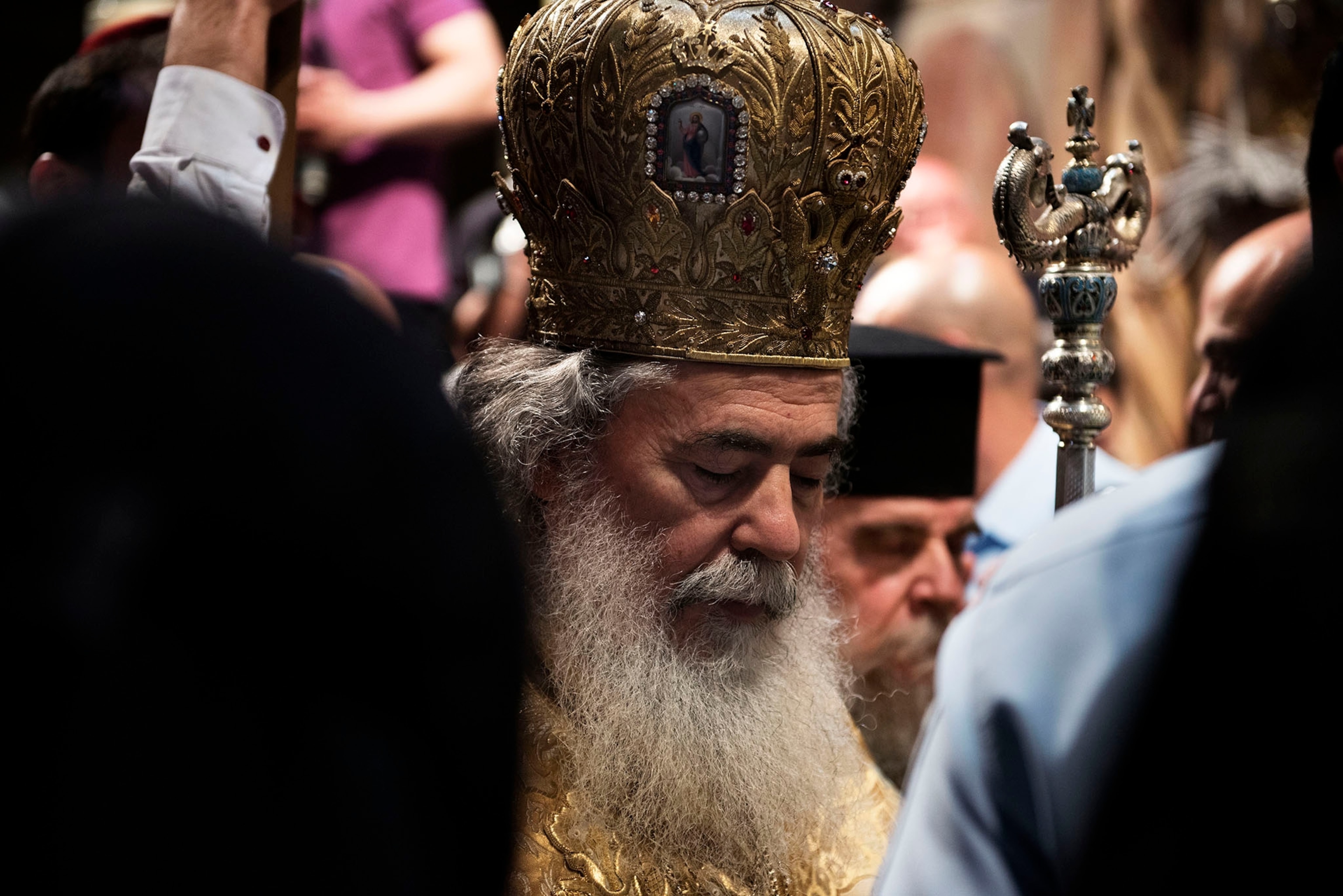 Holy Fire at Church of the Holy Sepulchre at Easter