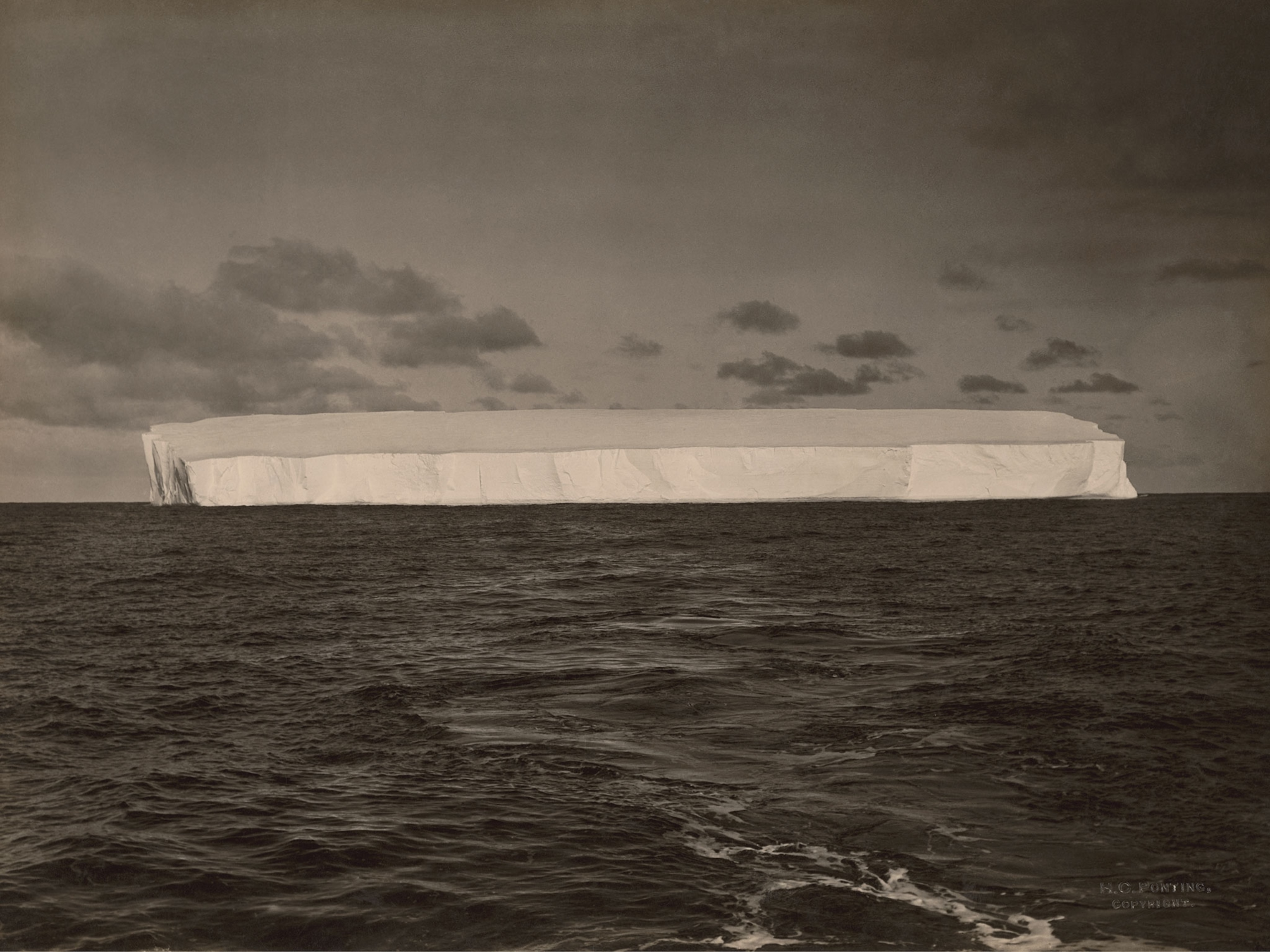 a large iceberg in Antarctica
