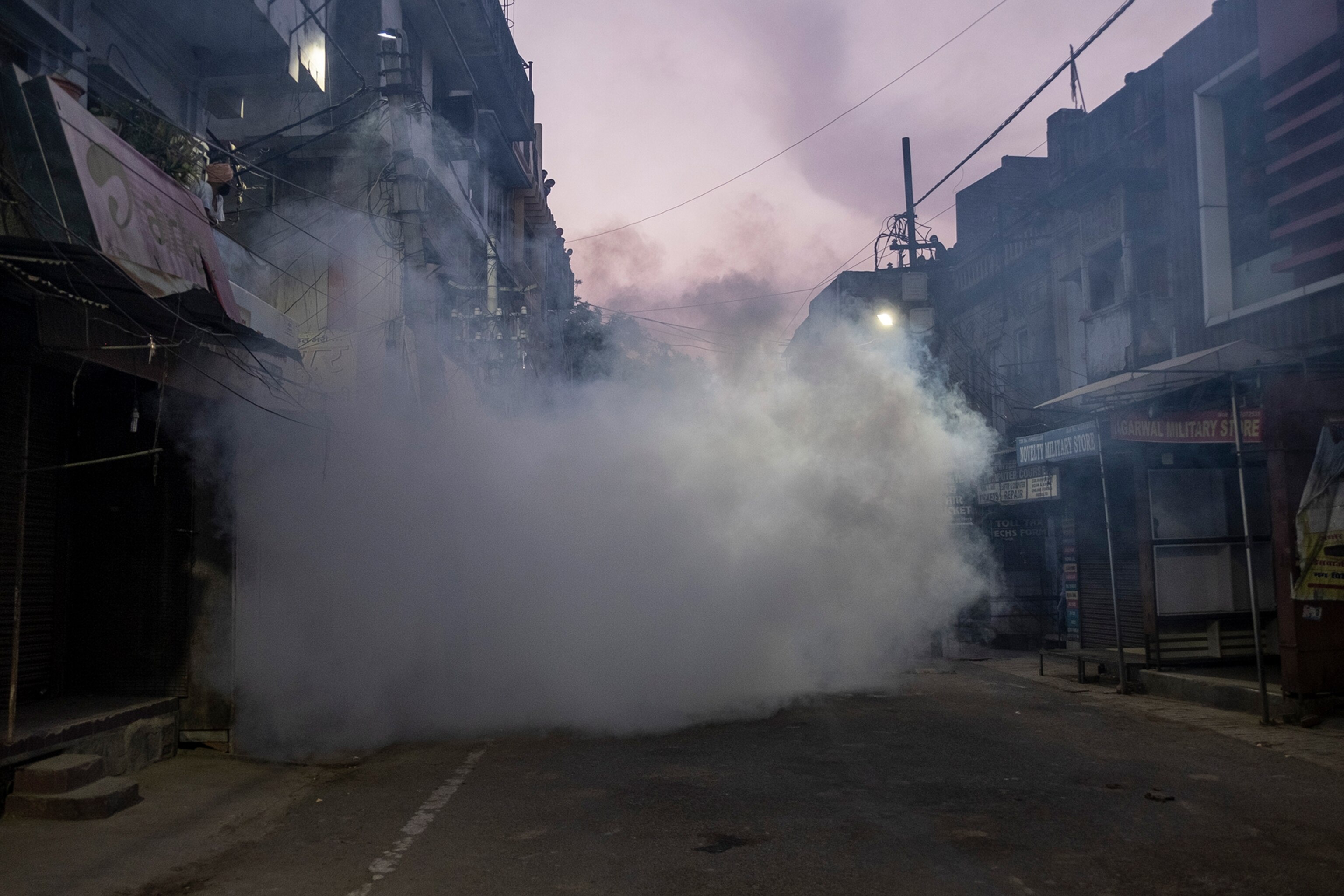 disinfectant fog