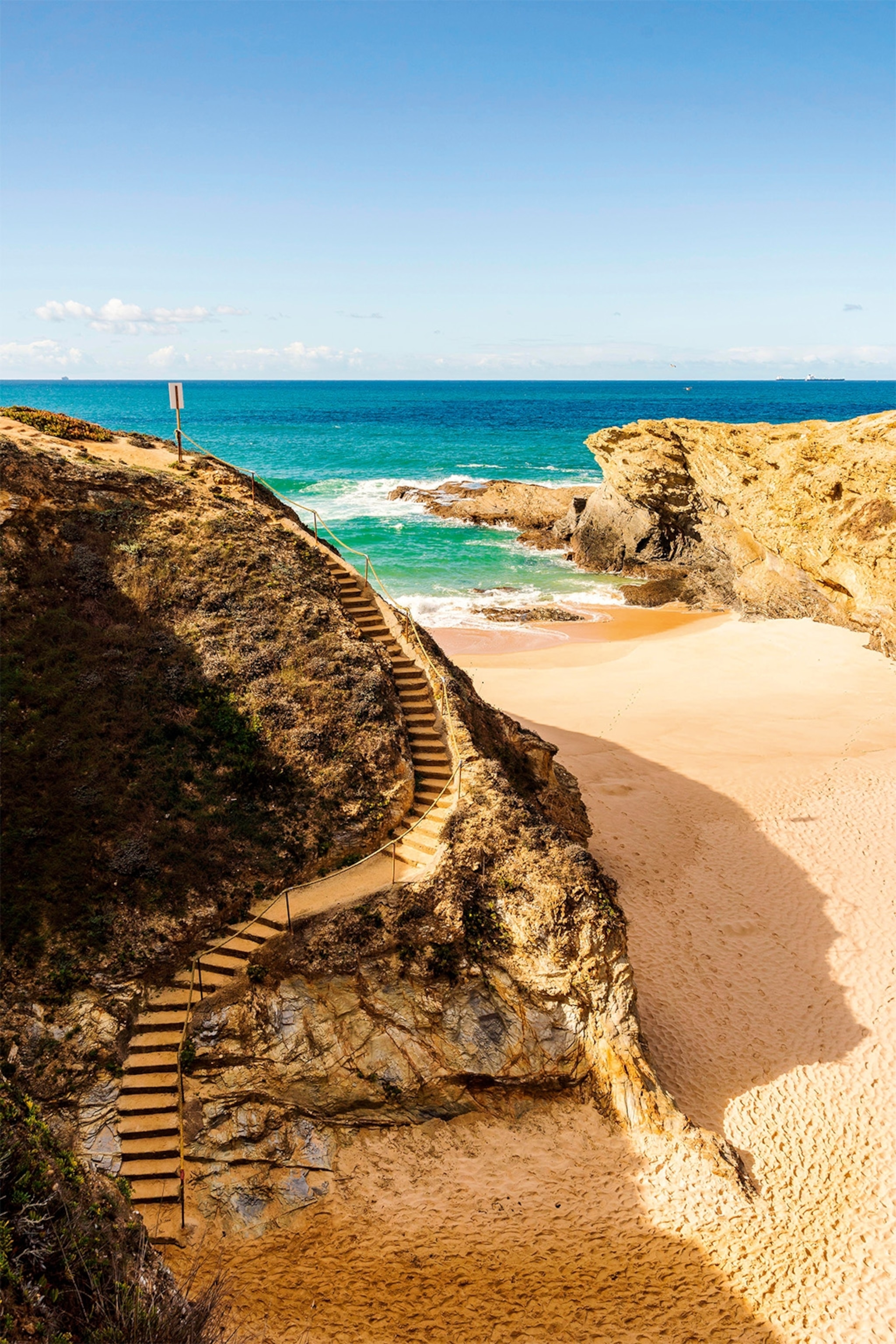 Praia do Salto, naturist beach on the Rota Vicentina