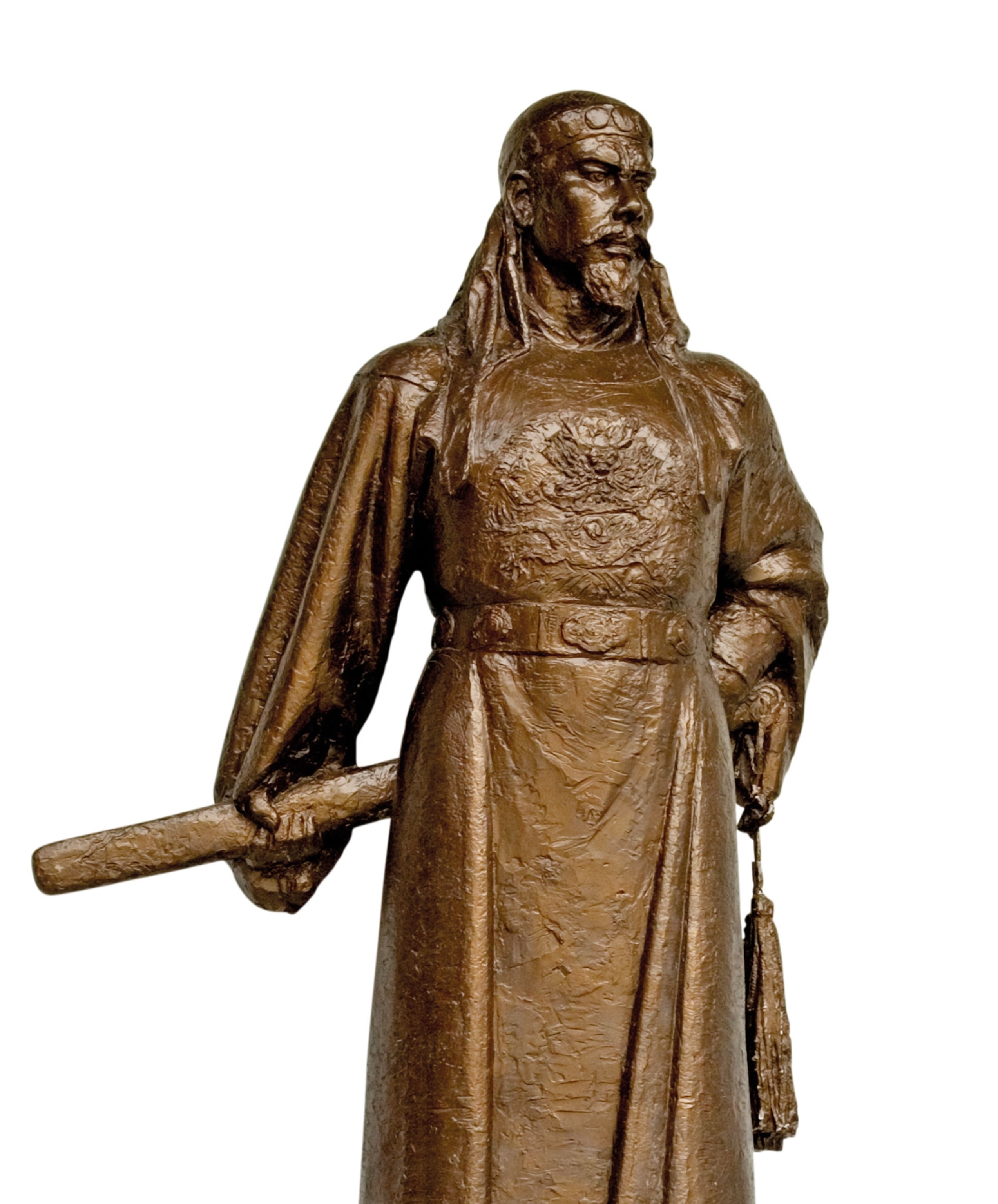 A statue of a man
