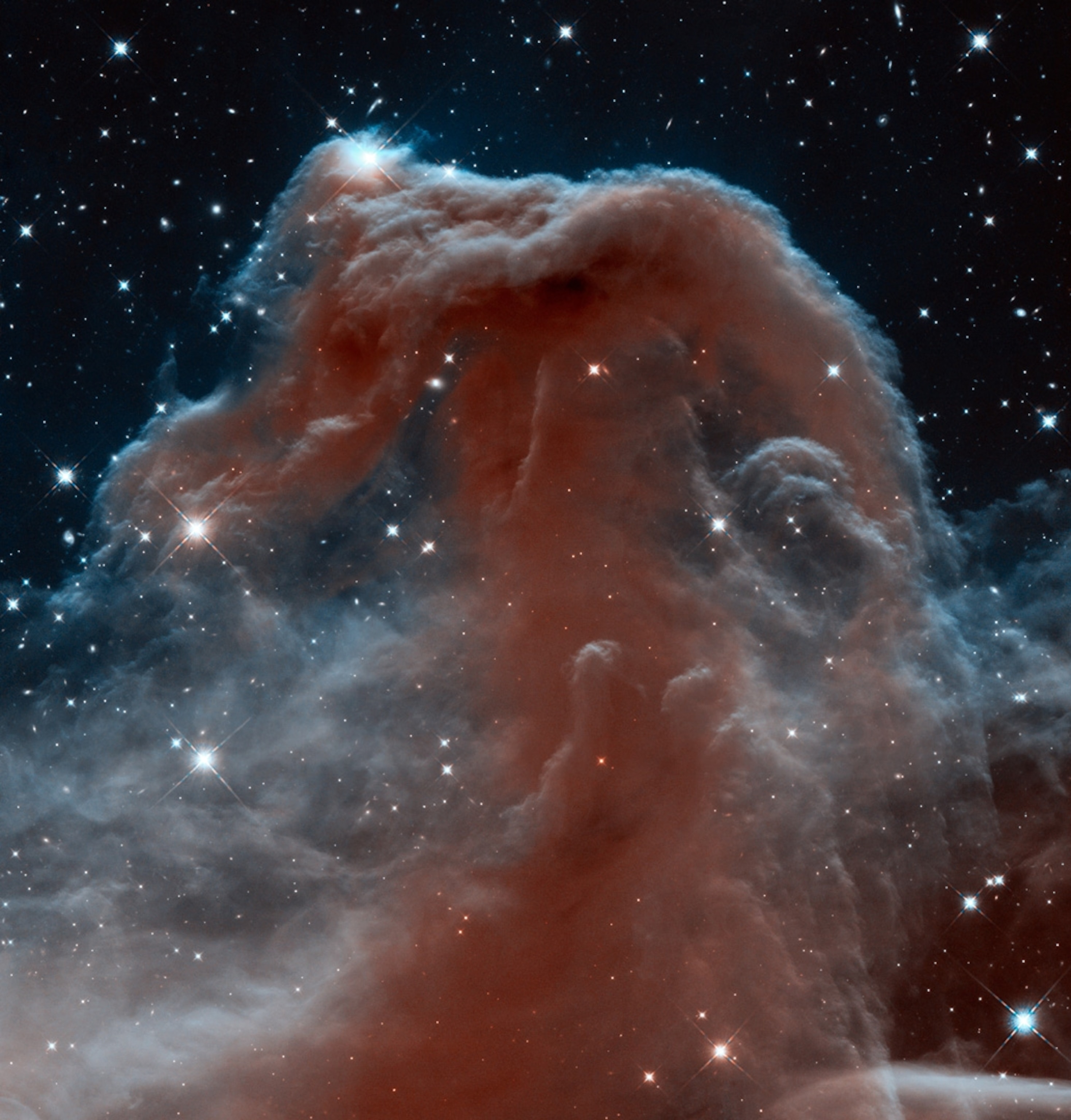 Horsehead Nebula in a uniquely detailed infrared image