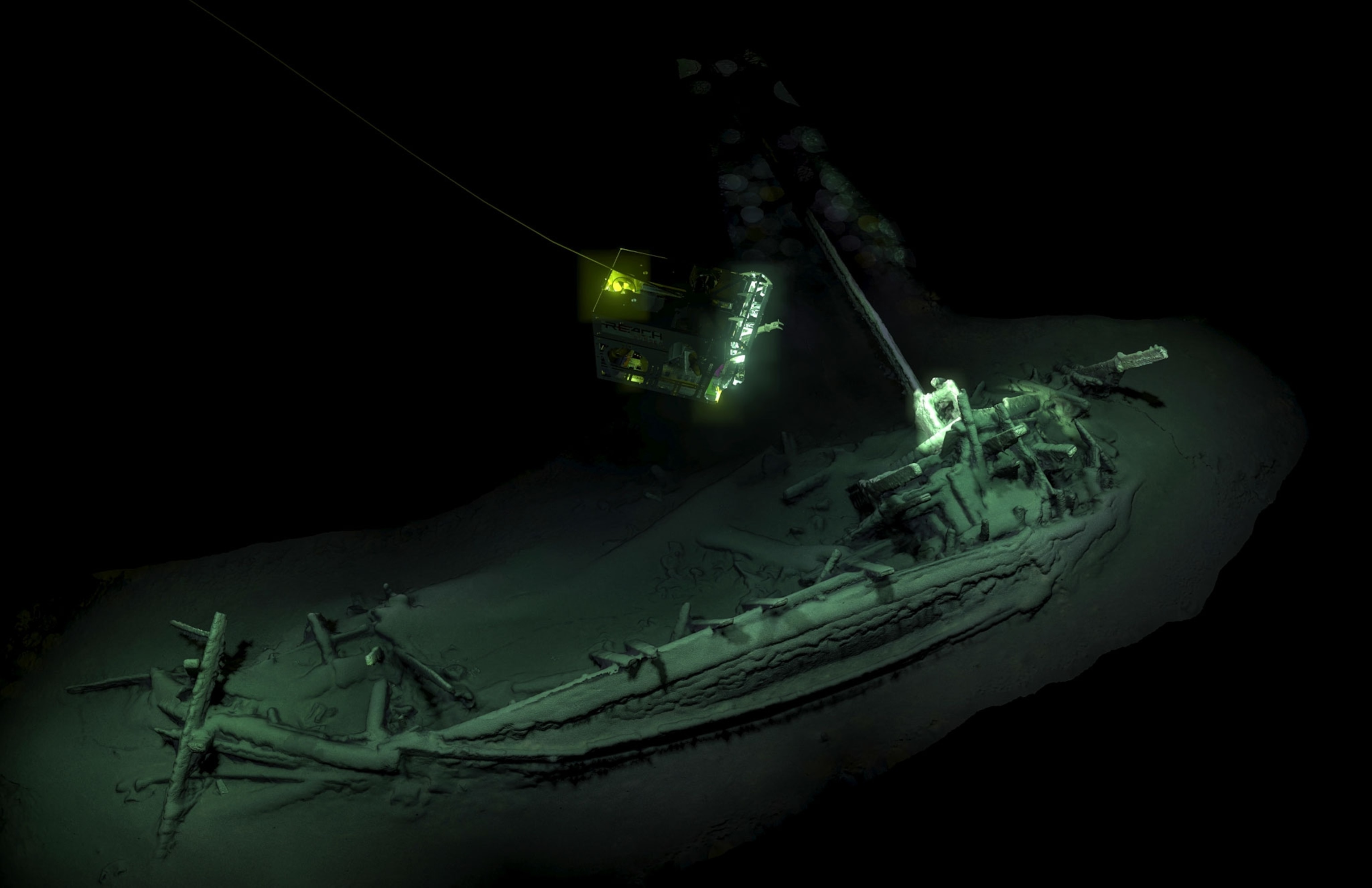 a sunken ship