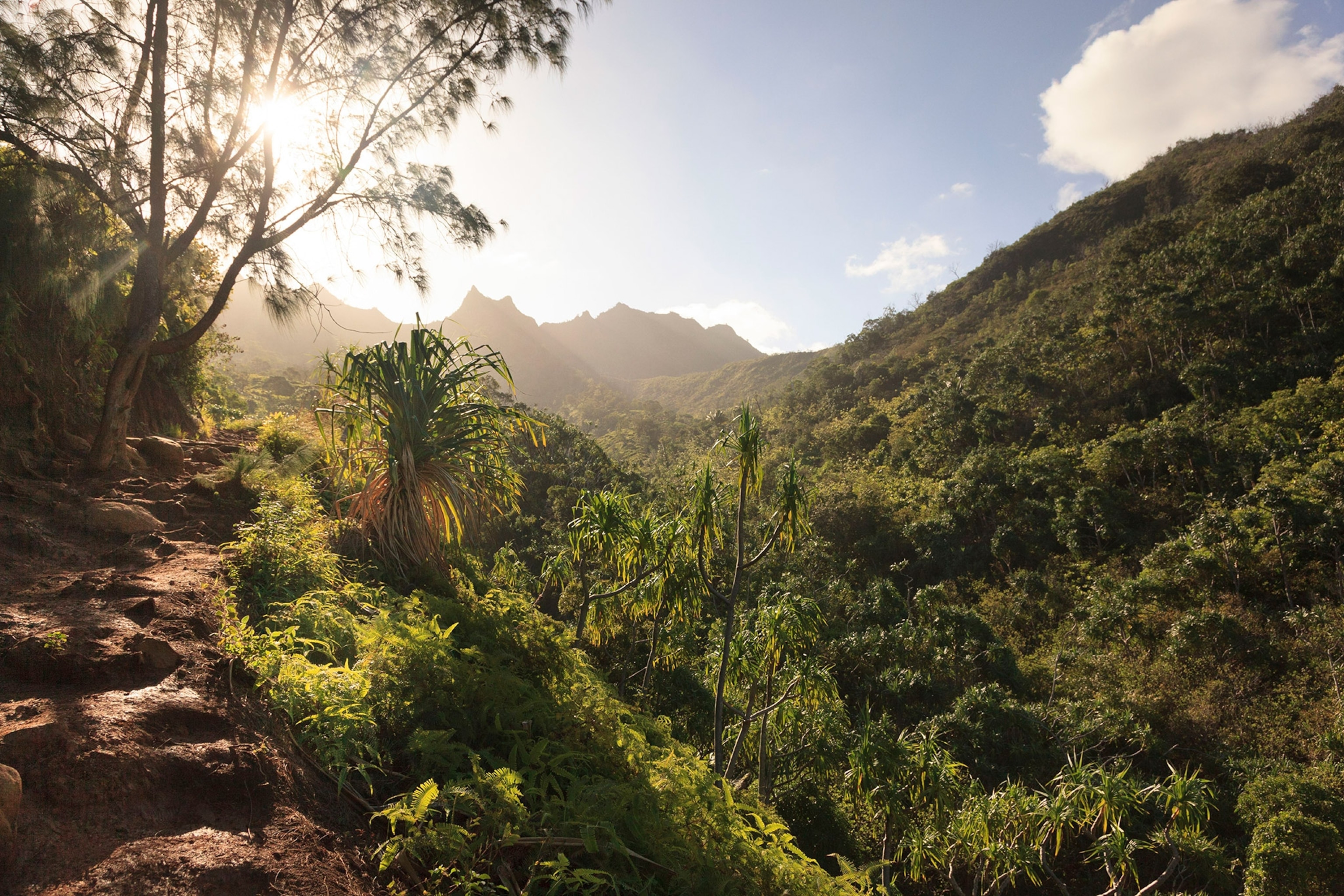Kalalau Trail Hike, Na Pali Coast, Kauai, Hawaii