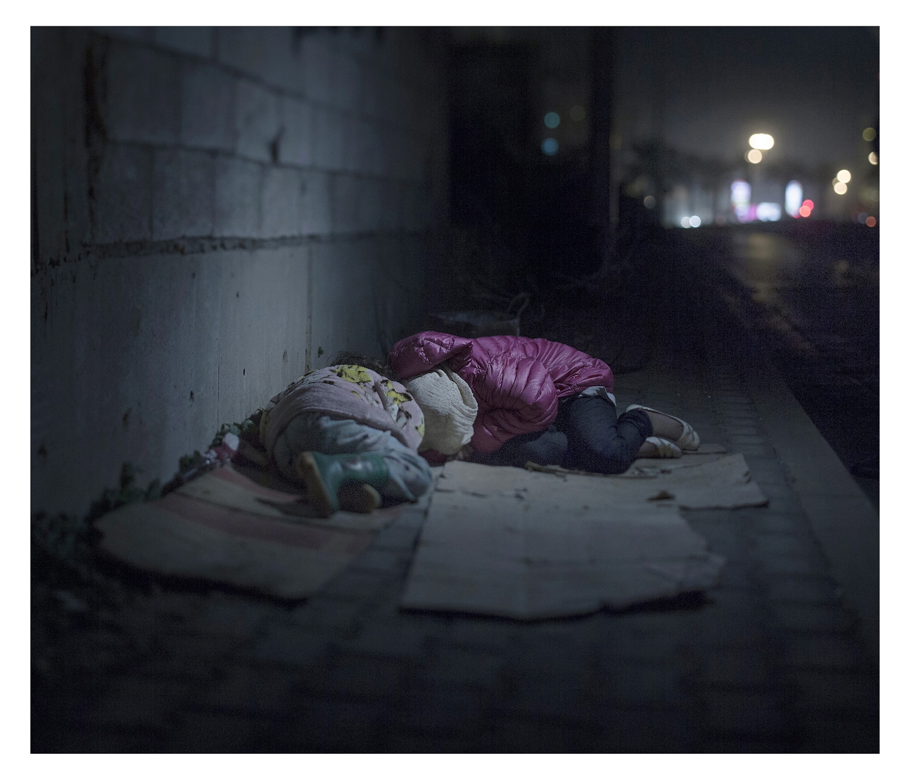 young child sleeping