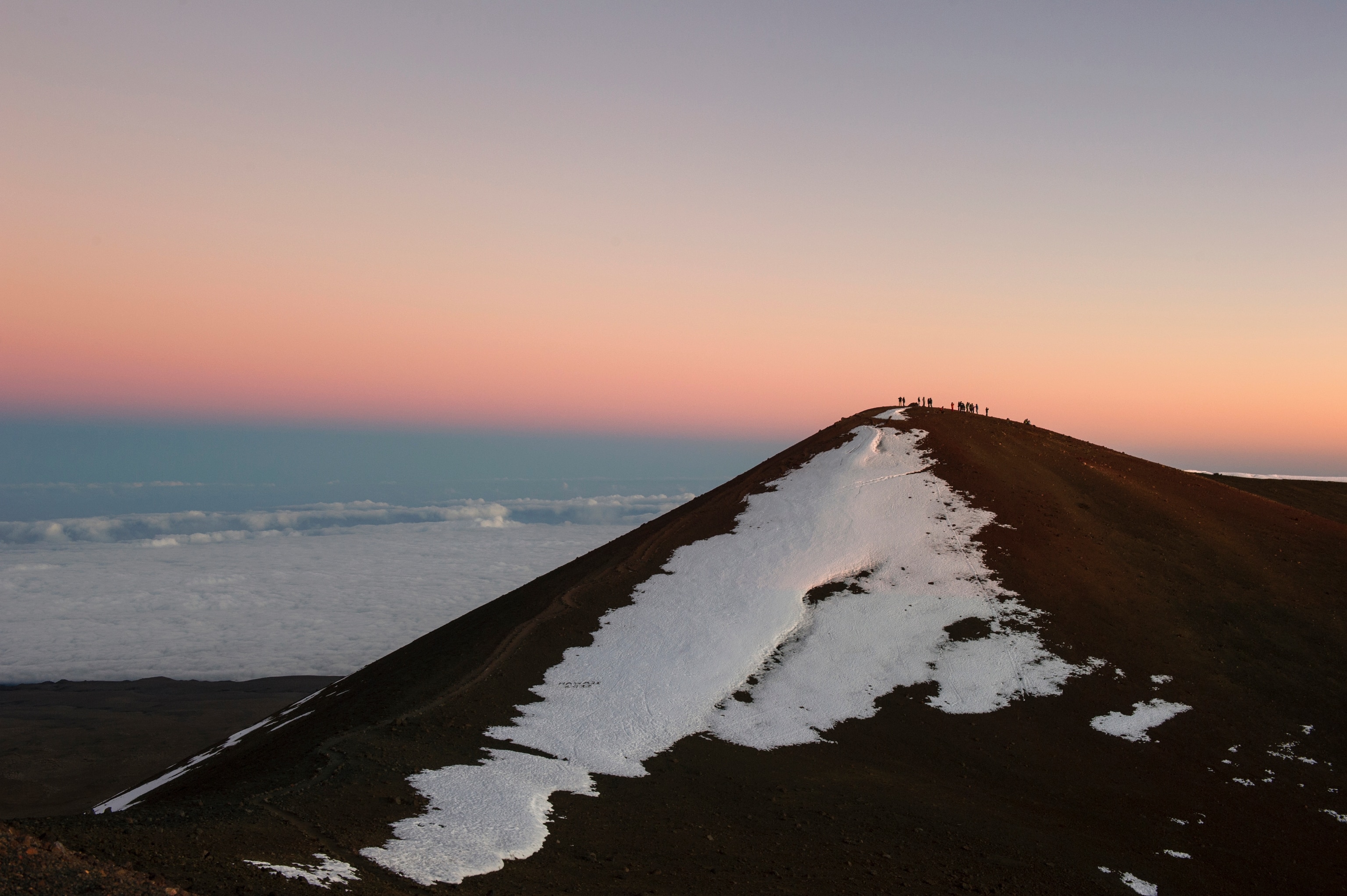 The summit of Mauna Kea in Hawaii