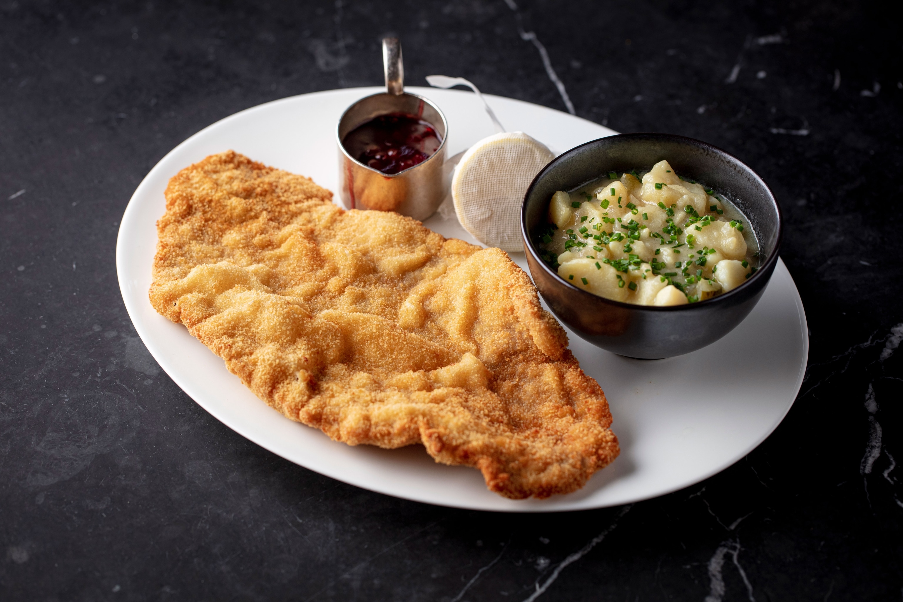 image of golden schnitzel