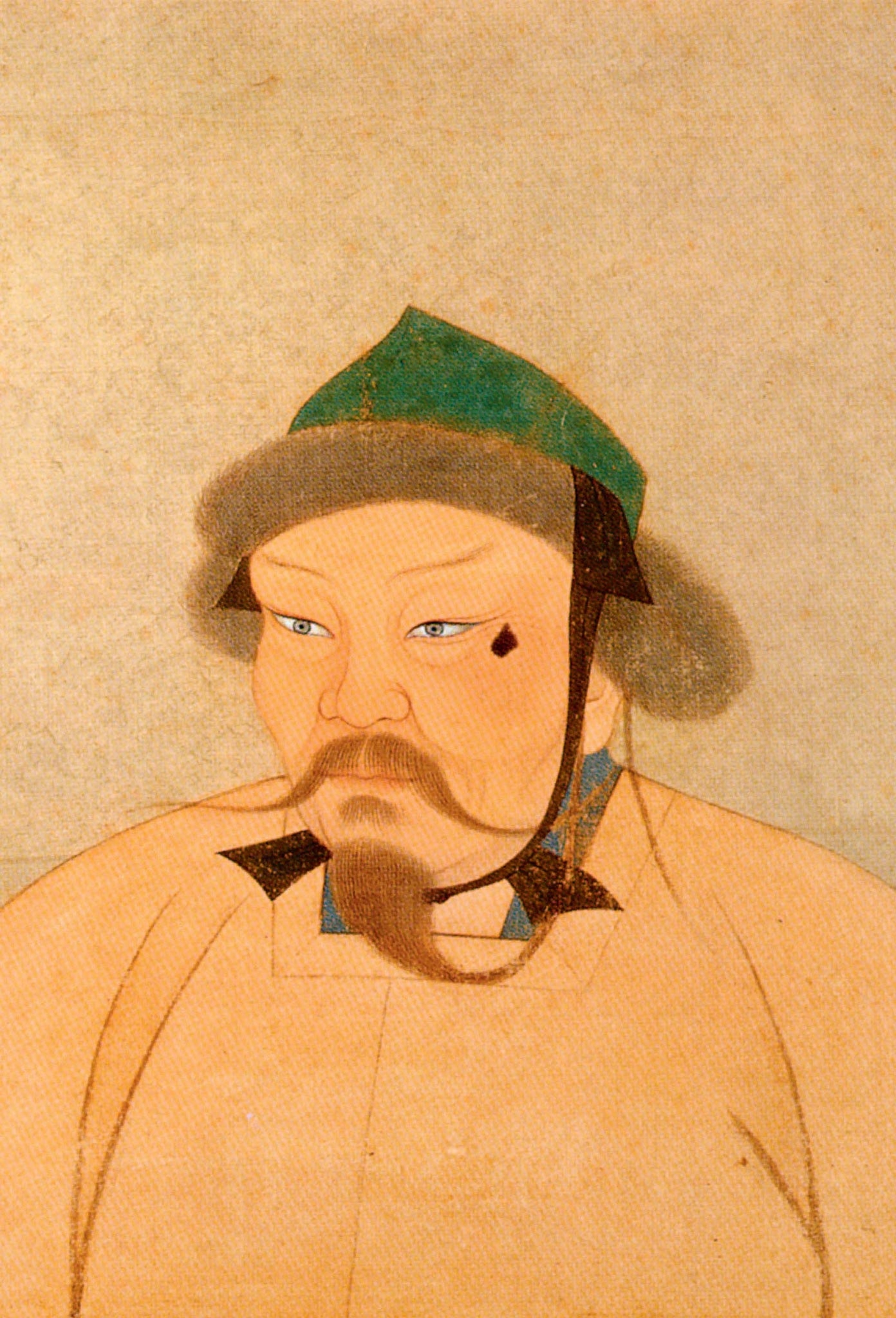 Ögödei, Genghis Khan’s son and successor, in a portrait