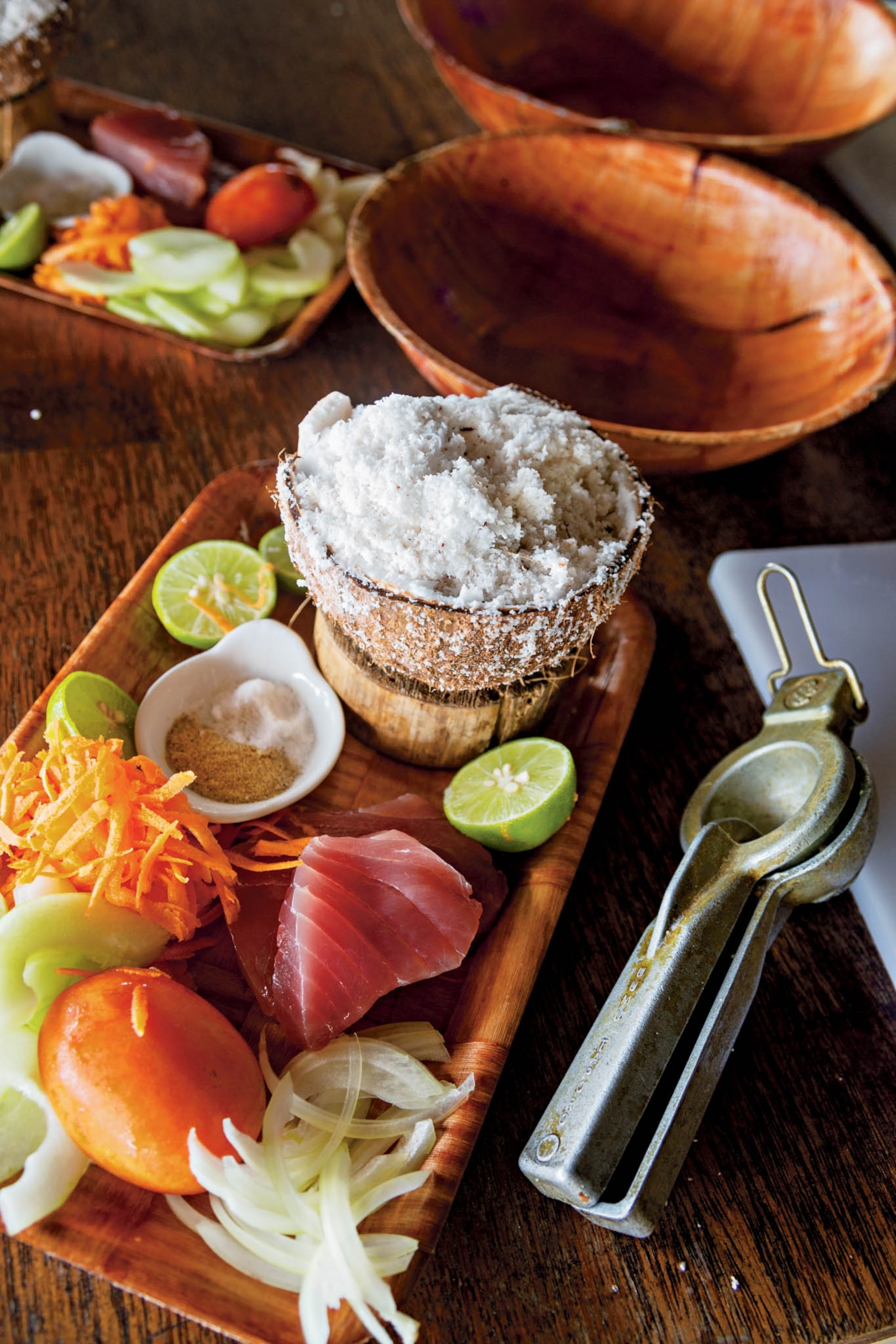 a typical Tahitian meal