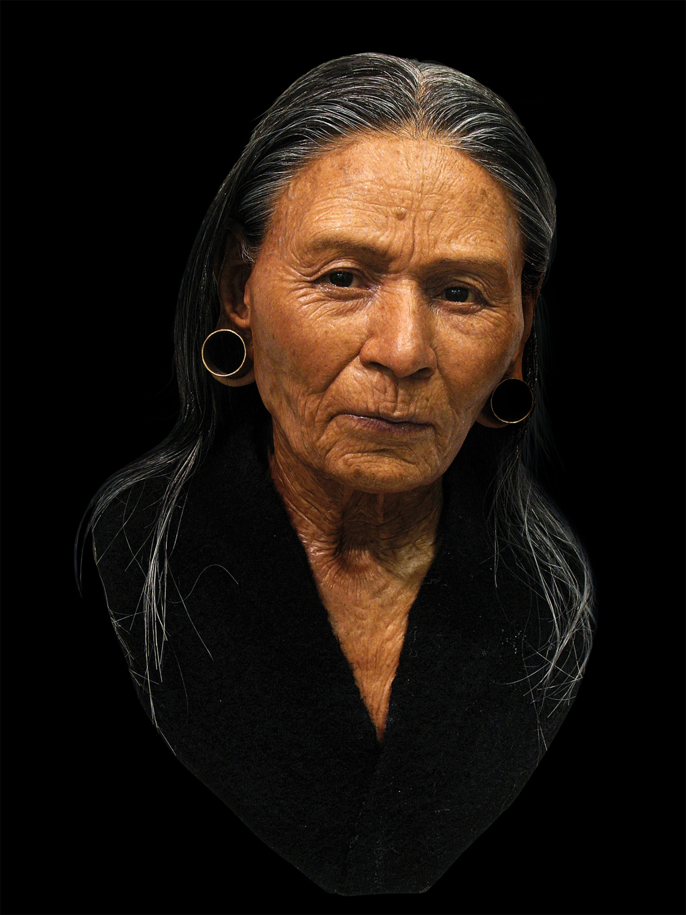 The Huarmey Queen is recreated in this image using facial reconstruction by Oscar Nilsson.