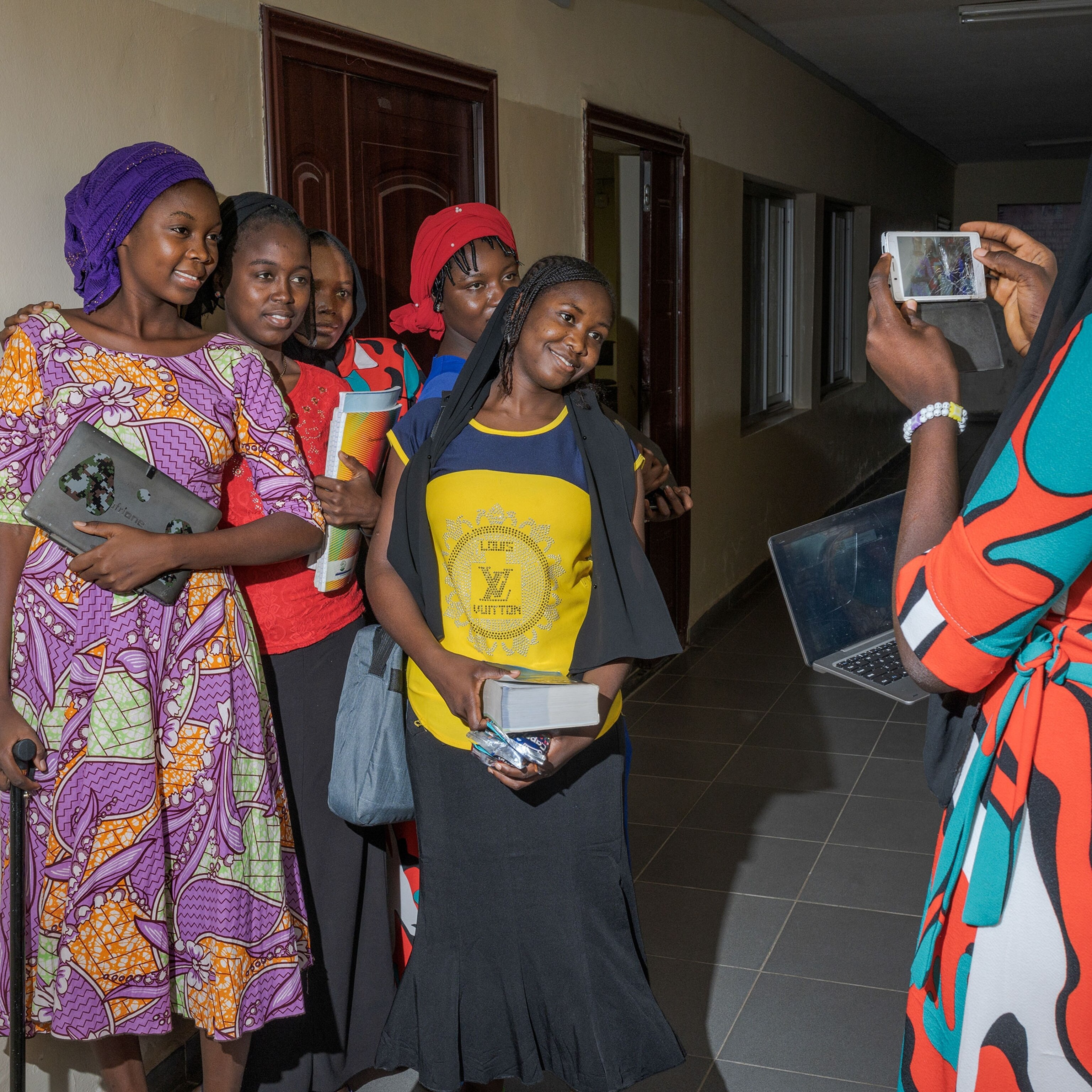 the Chibok girls at school in Nigeria
