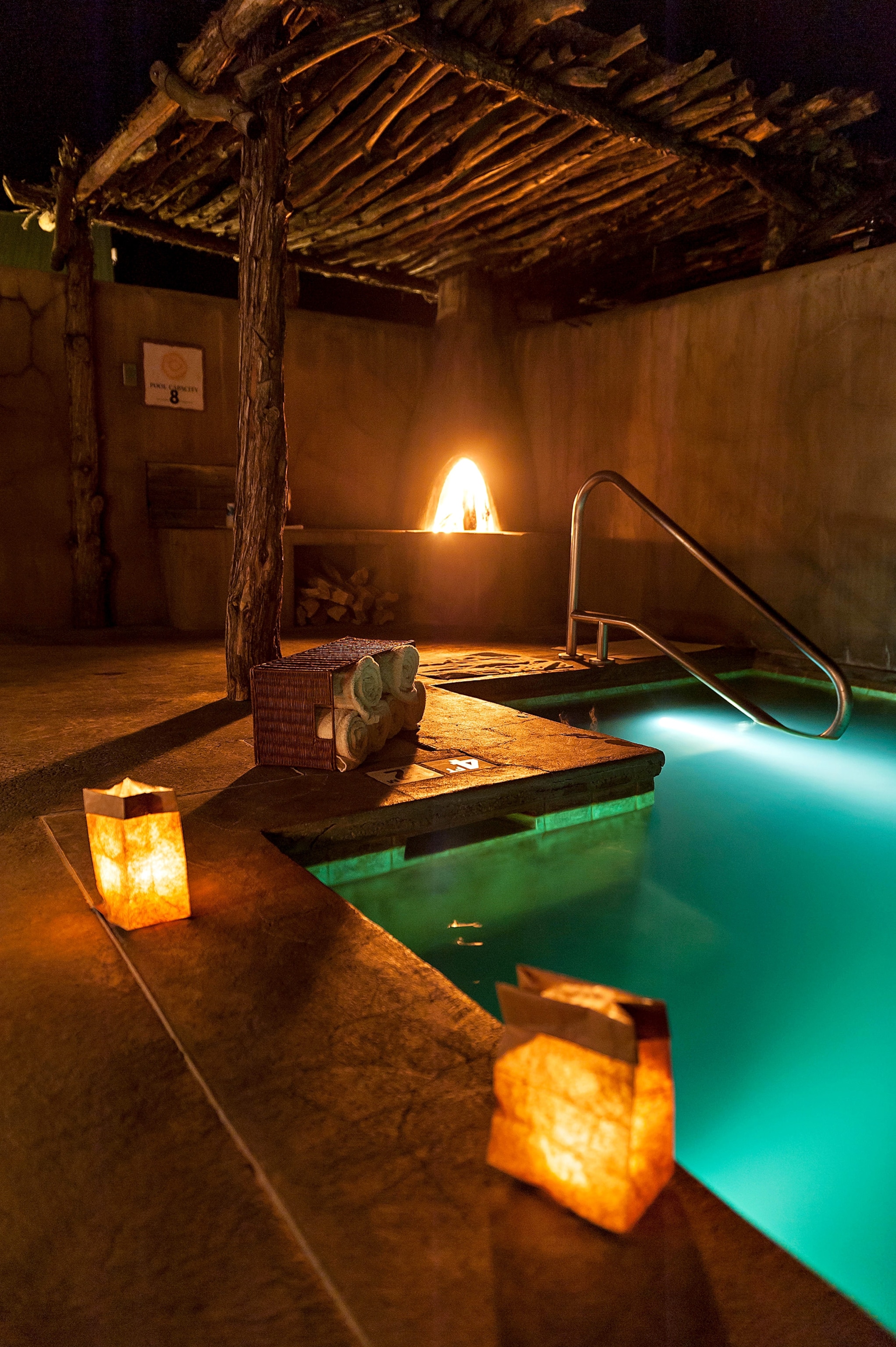 spa pool in Ojo Caliente Mineral Springs Resort & Spa in Santa Fe, New Mexico